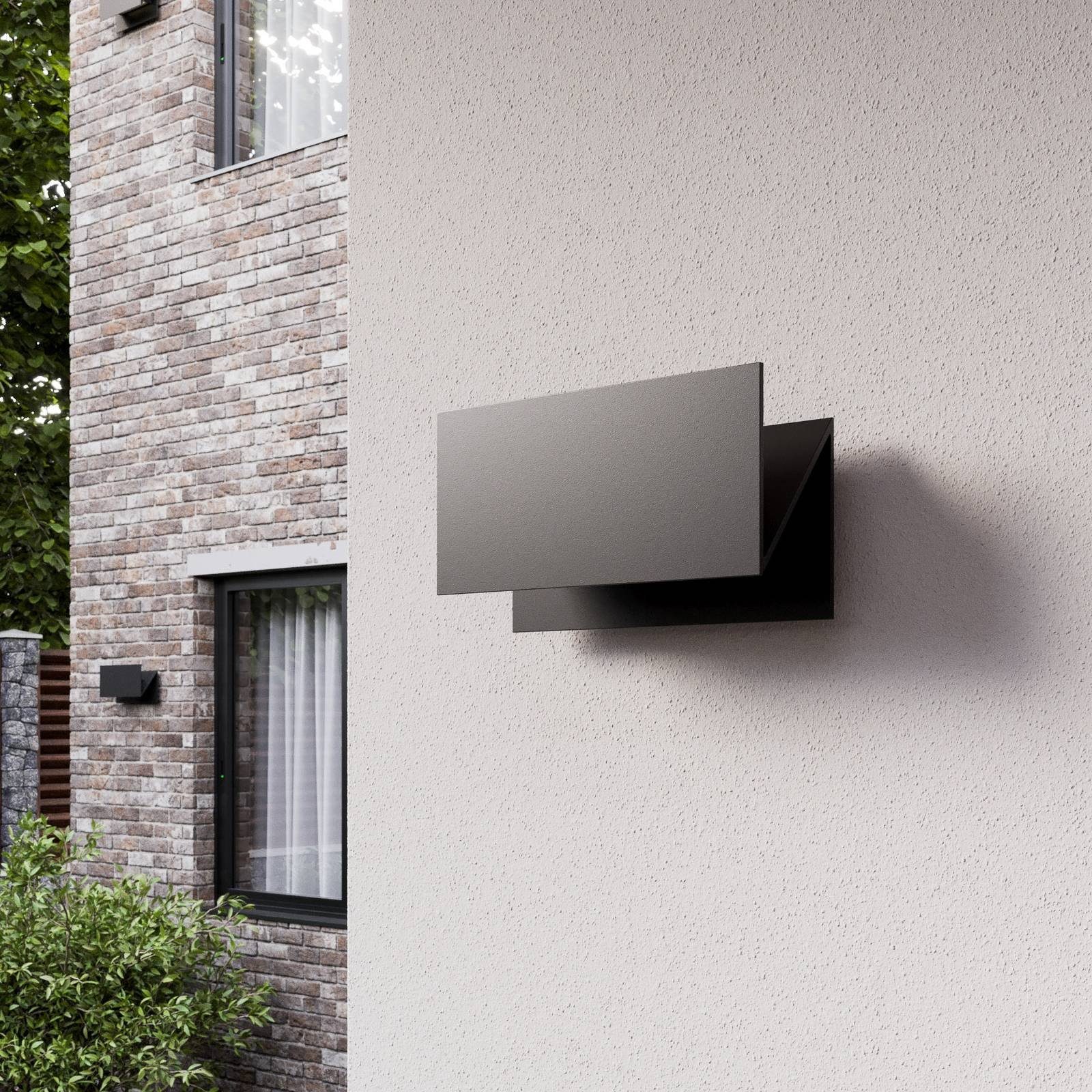 Lucande Außen-Wandleuchte Meja, LEDs - 14 W gesamt, warmweiß