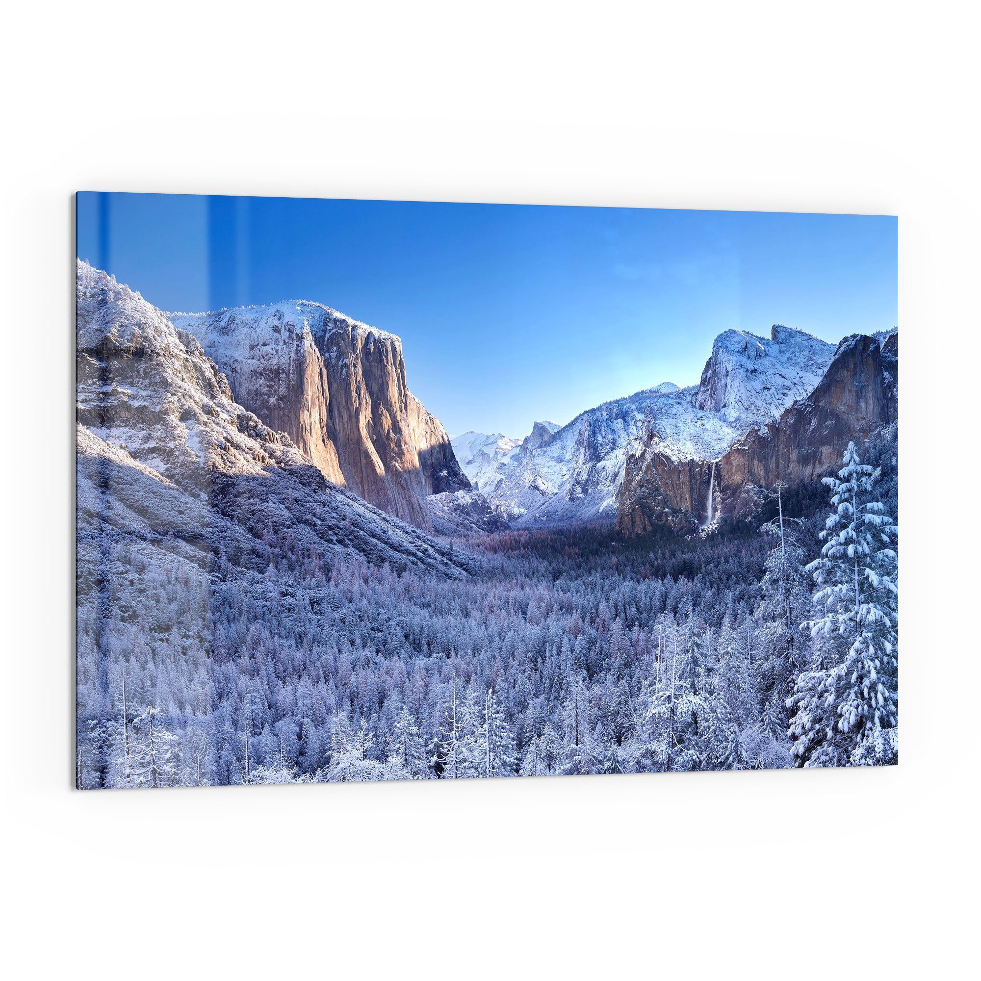 Spritzschutz DEQORI 'Yosemite Küchenrückwand Winter', Glas Herdblende Badrückwand im