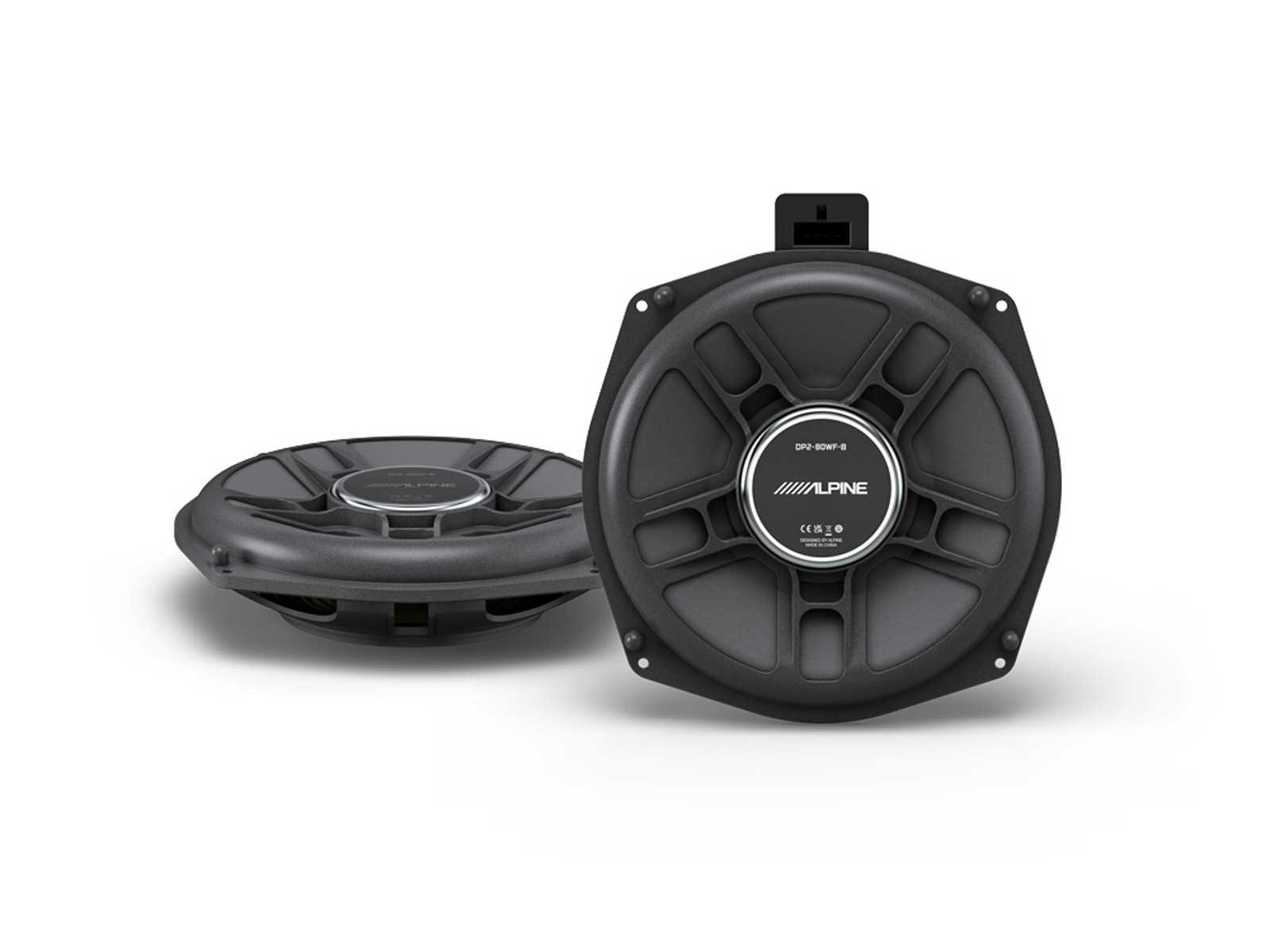 ALPINE DP2-80WF-B 20 cm (8-Zoll) UNTERSITZ-SUBWOOFER für BMW - ready to use Автомобильный сабвуфер (50 W, max.: W 10 cm)