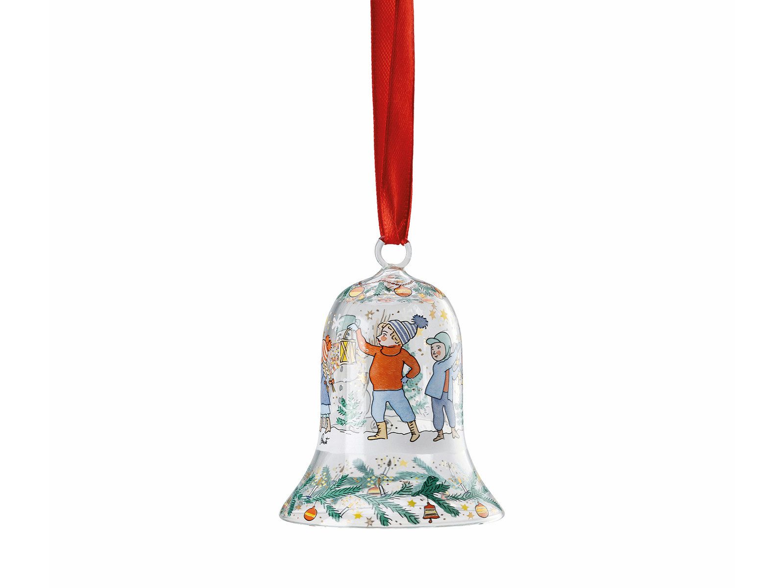 Hutschenreuther Weihnachtsbaumkugel Kristallglocke 2024 Glasglocke