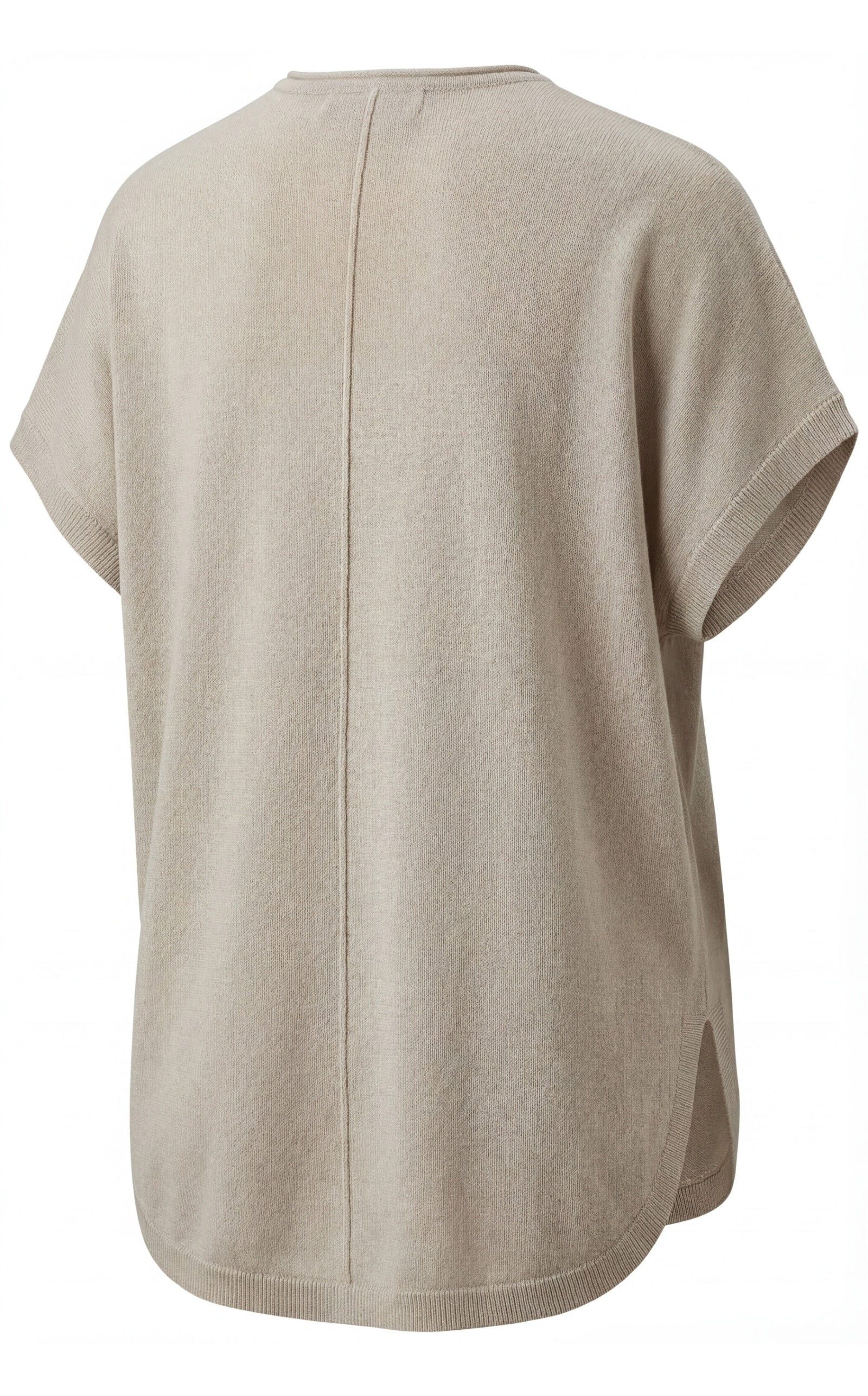 six-o-seven Pullunder Lockerer V-Ausschnitt Feinstrick Pullunder aus Viskose, Frühling