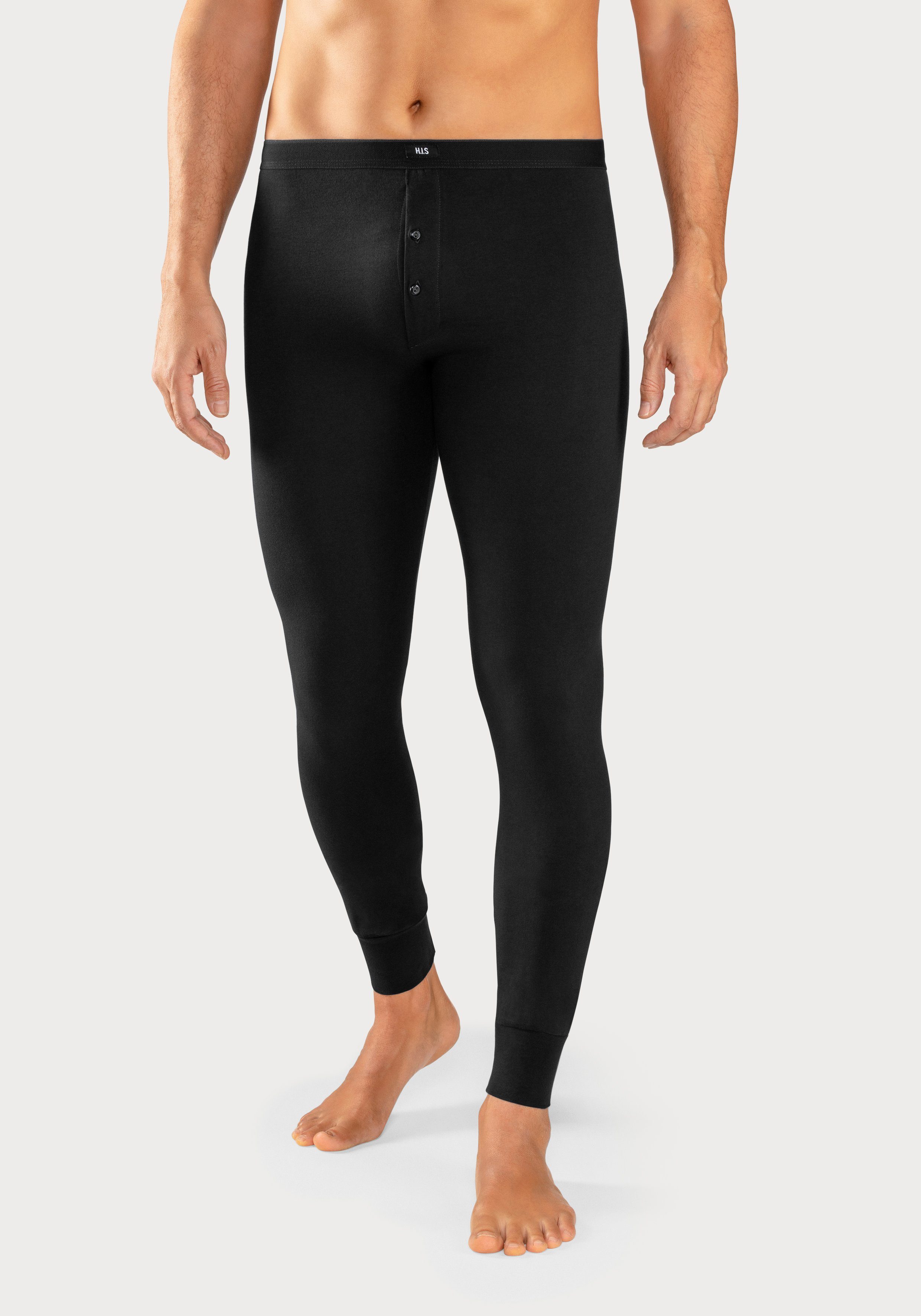 H.I.S Lange Unterhose (Packung, 2-St) mit Bündchen am Bein
