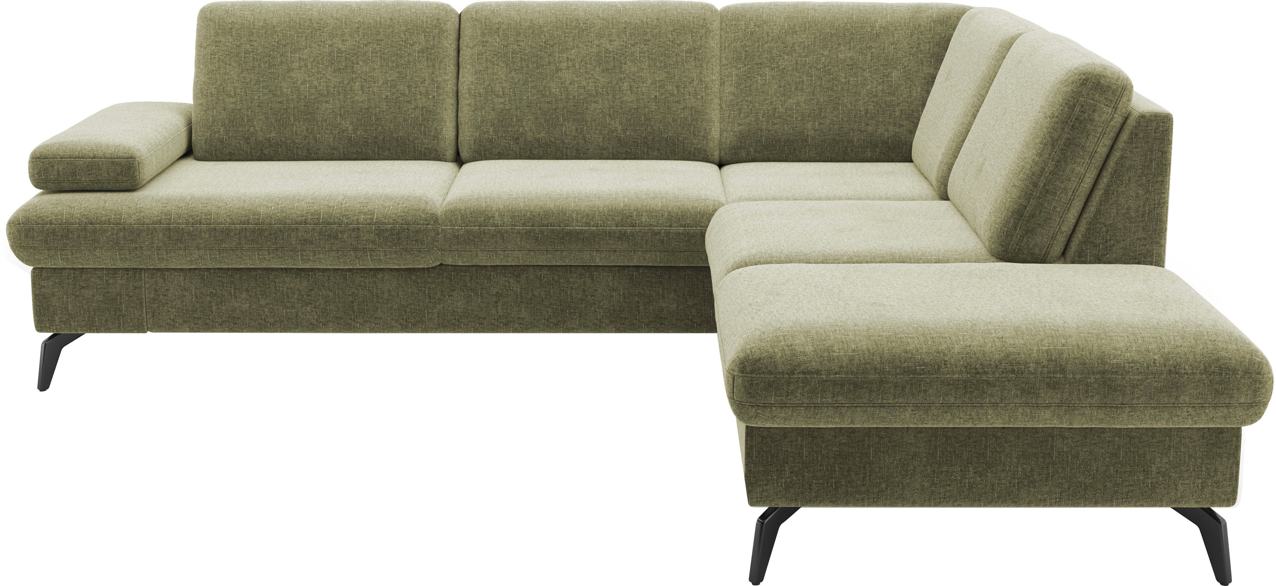 sit&more Ecksofa "Morris Jubi L-Form", inkl. Armteilfunktion und 1 Zierkiss günstig online kaufen