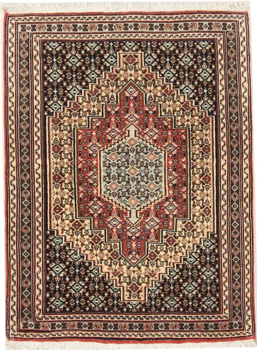 Orientteppich Sanandaj 71x98 Handgeknüpfter Orientteppich / Perserteppich, Nain Trading, rechteckig, Höhe: 12 mm