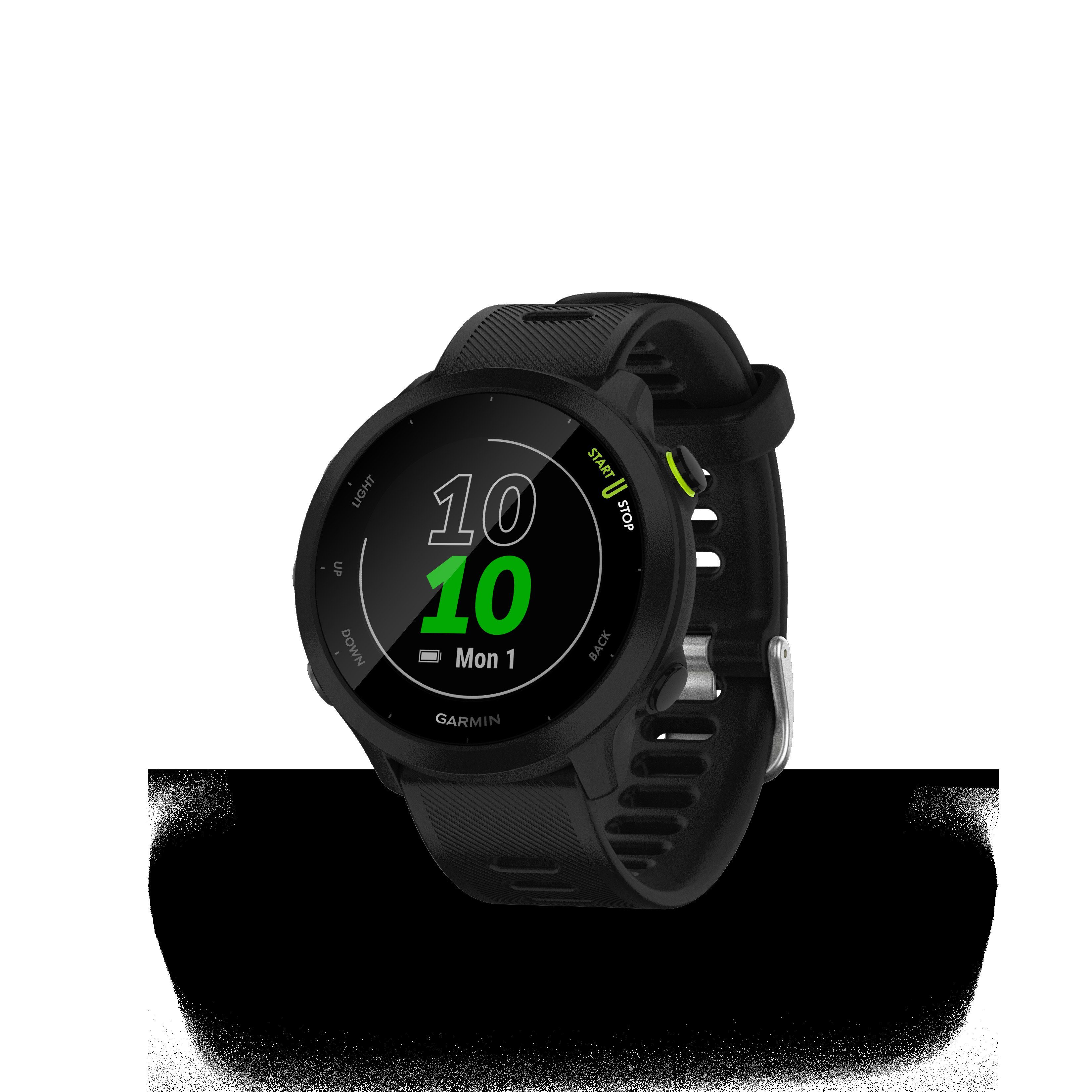 schwarz FORERUNNER | Multisport- Zoll, 55 Smartwatch cm/1,04 schwarz Garmin Garmin), GPS-Laufuhr (2,64