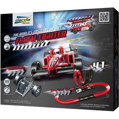 SIMM Spielwaren Spielzeug-Rennwagen Autorennbahn Flash Fighter Formula red 3m Rennbahn Rückzugsmotor