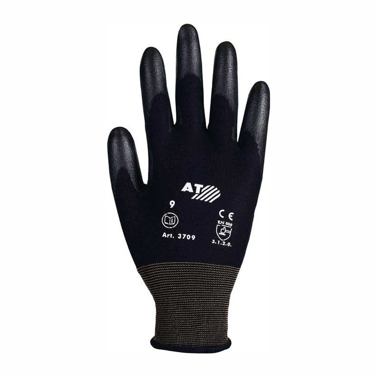 ASATEX Mechaniker-Handschuhe ASATEX Handschuhe schwarz Polyamid Gr. 9 - 3709/9