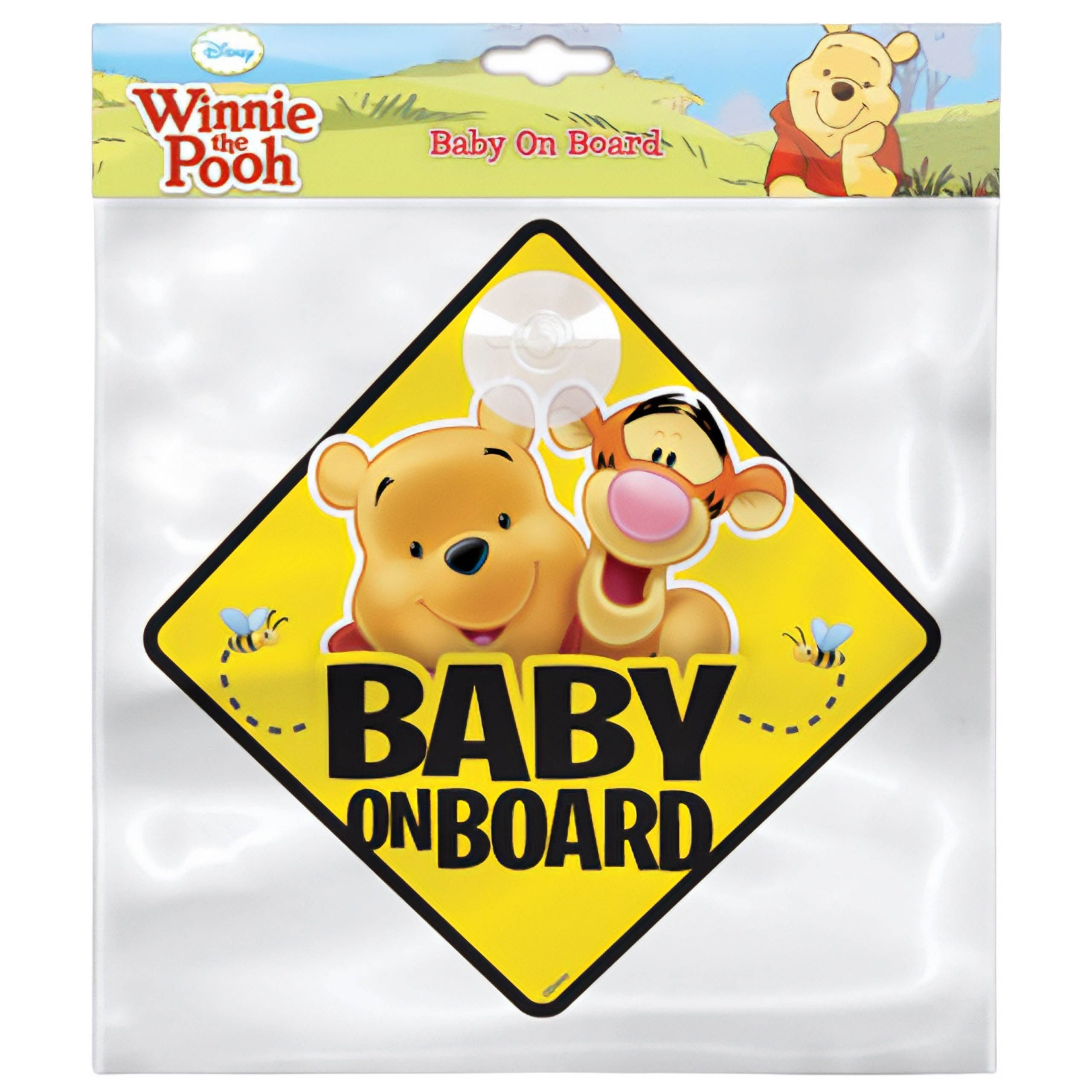 Disney Winnie Puuh Autosonnenschutz Disney Winnie Puuh Autoschild mit Saugnapf – Baby on Board