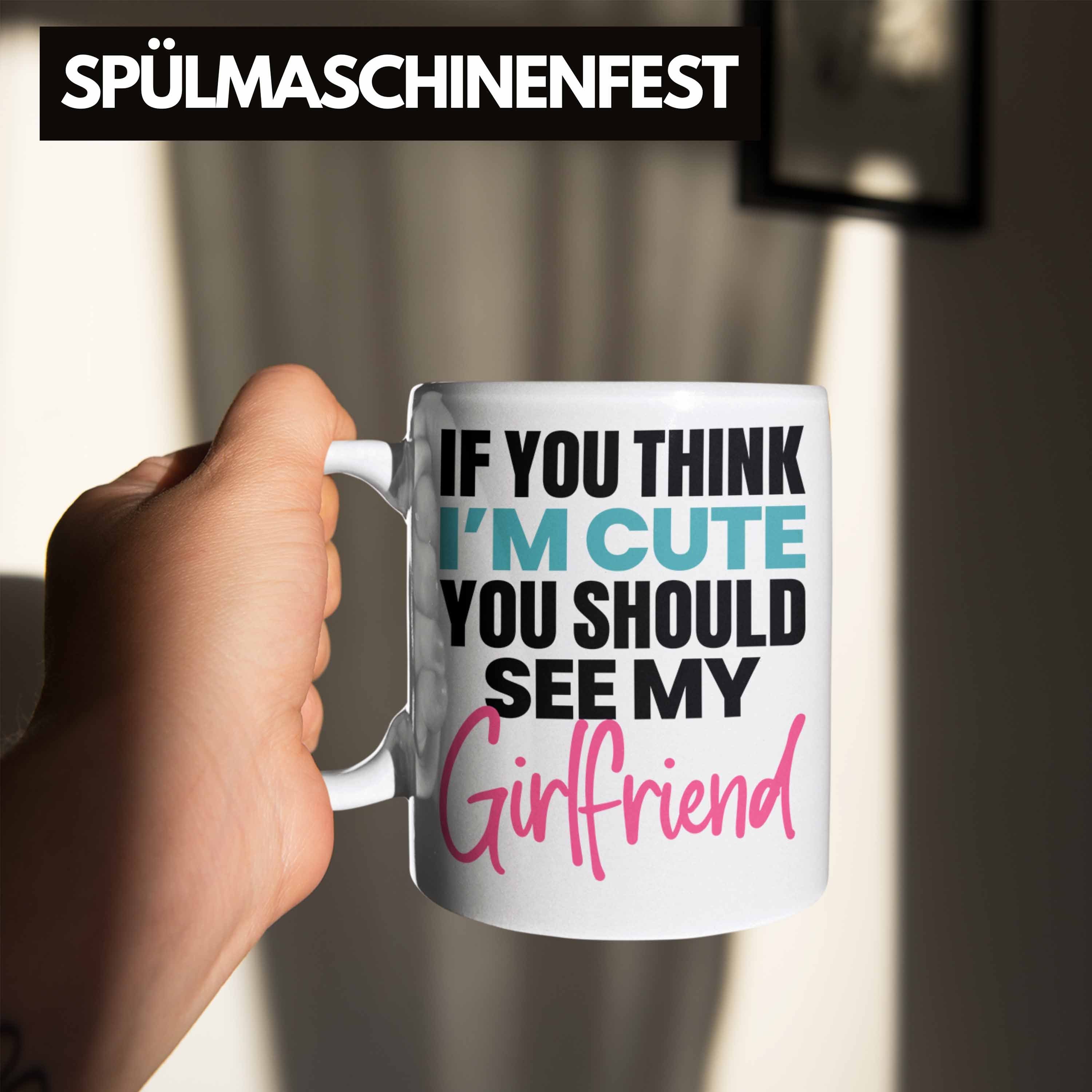 für Eifersüchtig Freund Tasse Trendation Weiss Geschenk Geschenkide Boyfriend Beziehung Tasse