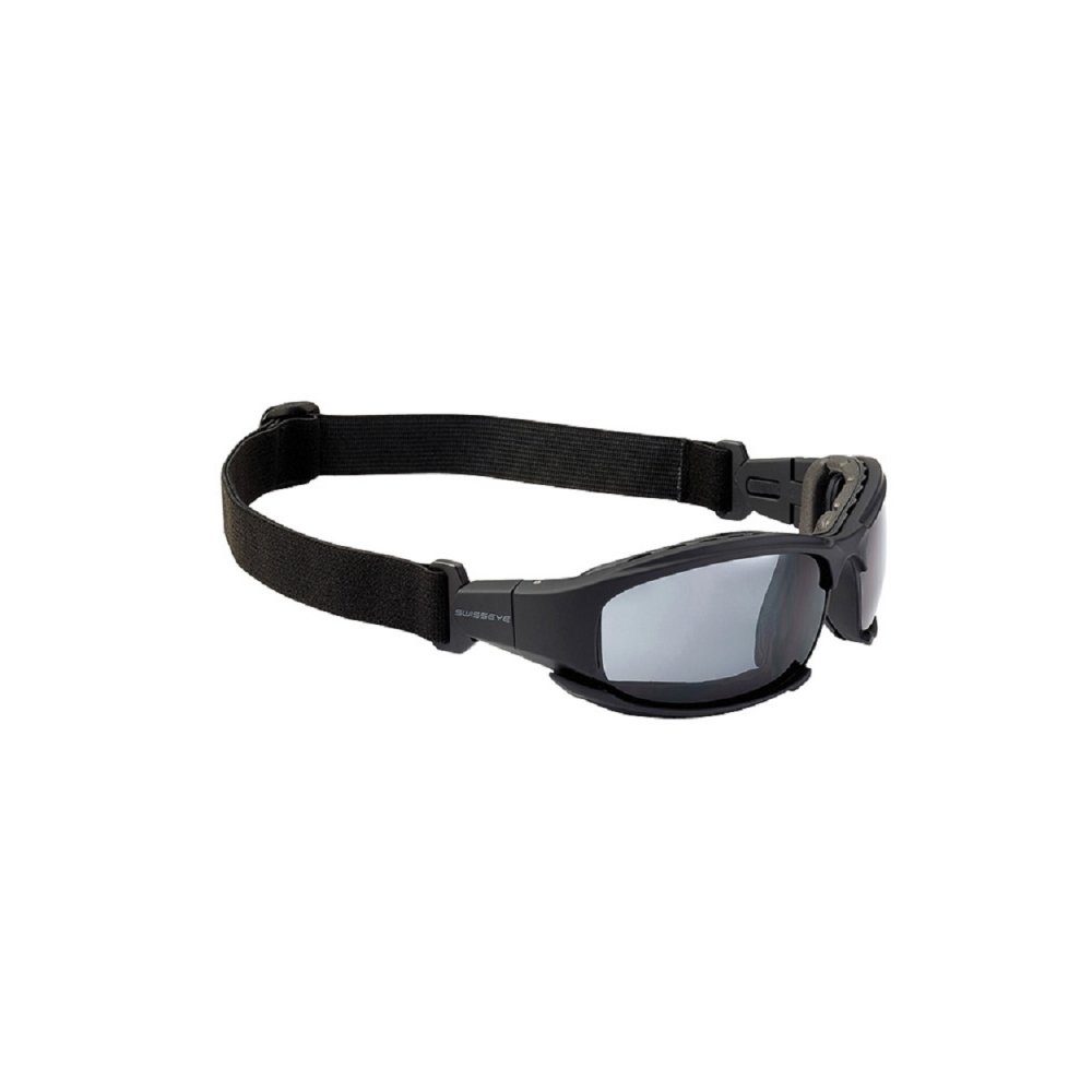 SWISS EYE® Pilotenbrille SCHUTZBRILLE GUARDIAN SCHWARZ (Set, Sonnenbrille inkl. Etui) Wechselscheiben in orange und klar