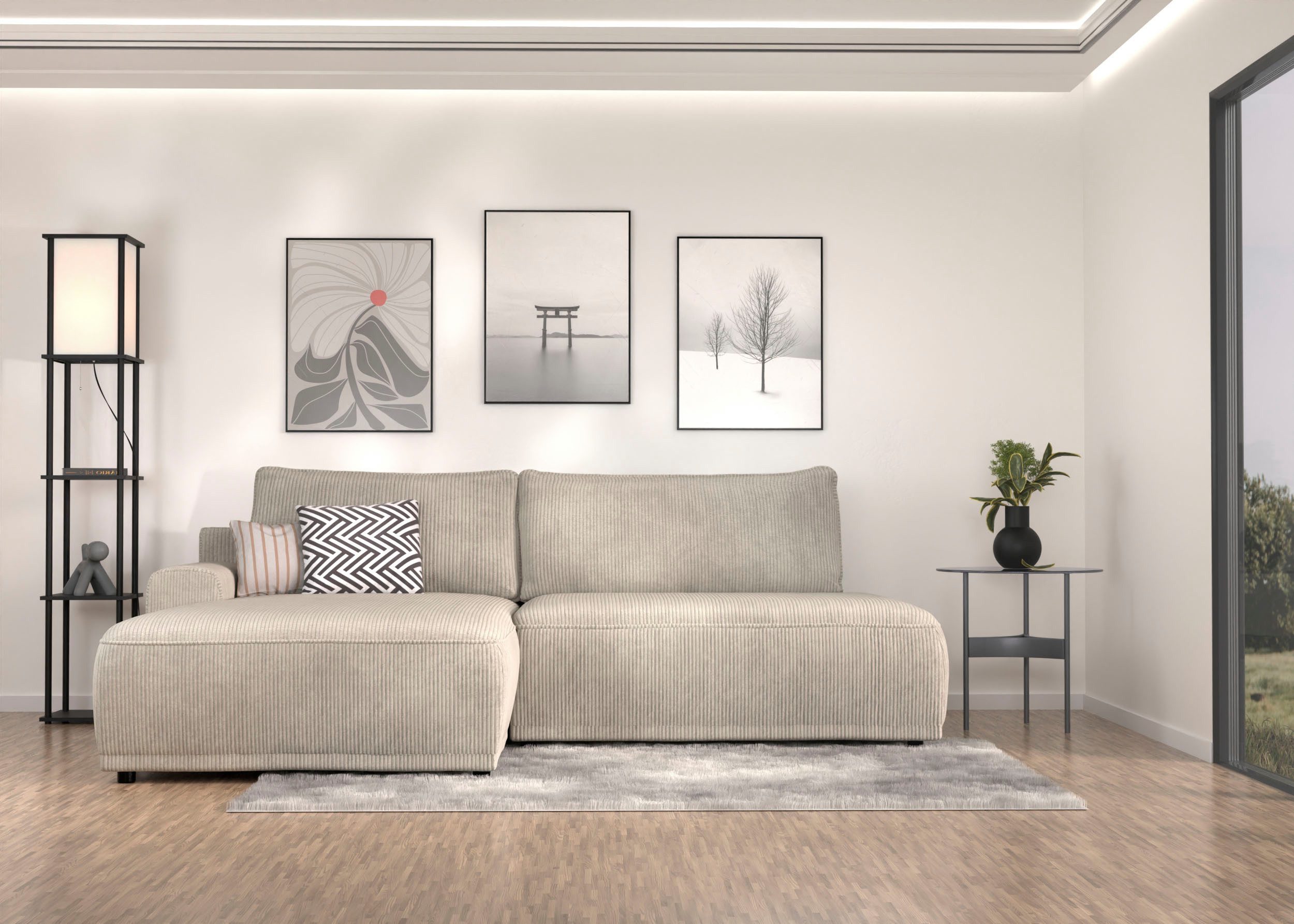 TRENDMANUFAKTUR Ecksofa Fordon II, Schlafsofa mit günstig online kaufen