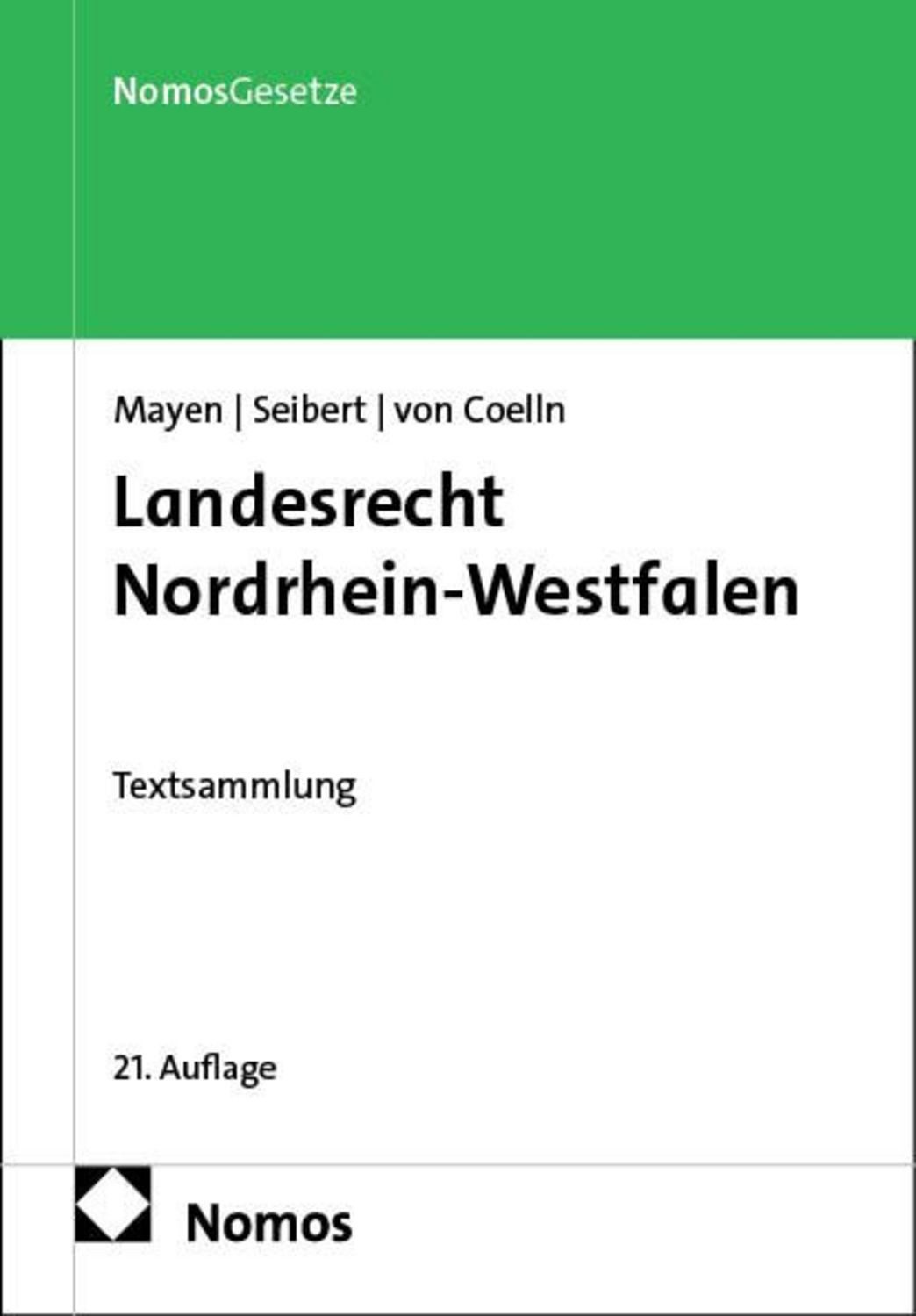Landesrecht Nordrhein-Westfalen / diverse