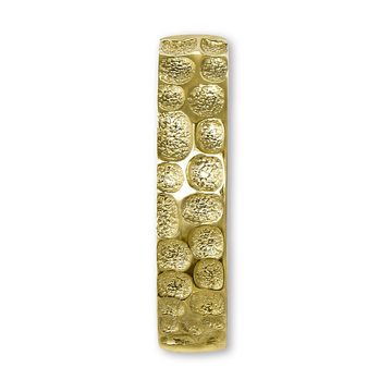 GoldDream Paar Creolen GoldDream Creole Muster 13mm Ohrring (Creolen), Damen Creolen Muster aus 333 Gelbgold - 8 Karat, Farbe: gold