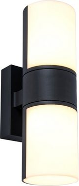 LUTEC LED Außen-Wandleuchte CYRA, LED fest integriert, Warmweiß