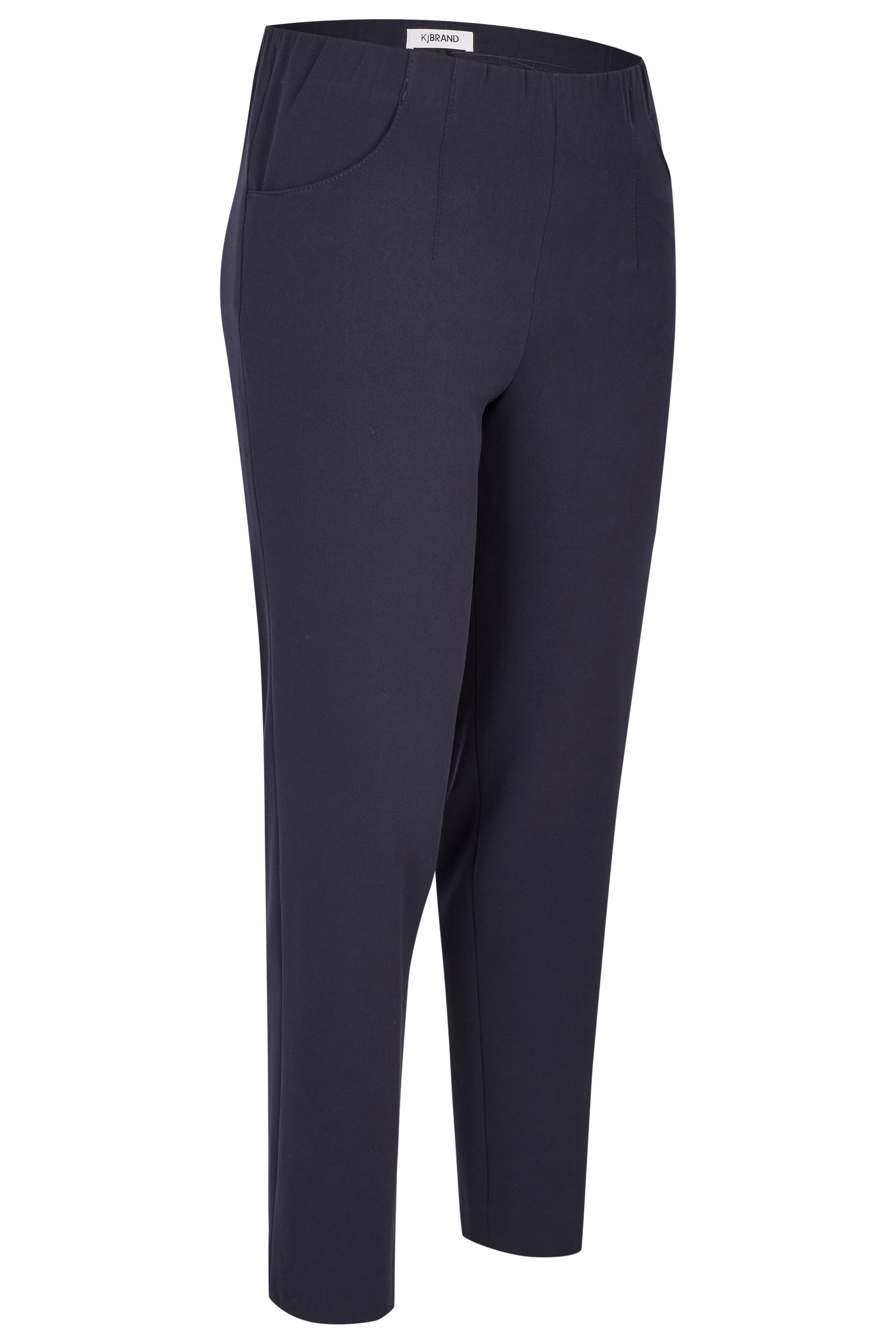 KjBRAND Schlupfhose Schlupfhose Susie in Bi-Stretch, Kammgarnoptik Sommerhose, ideal für kräftige Oberschenkel