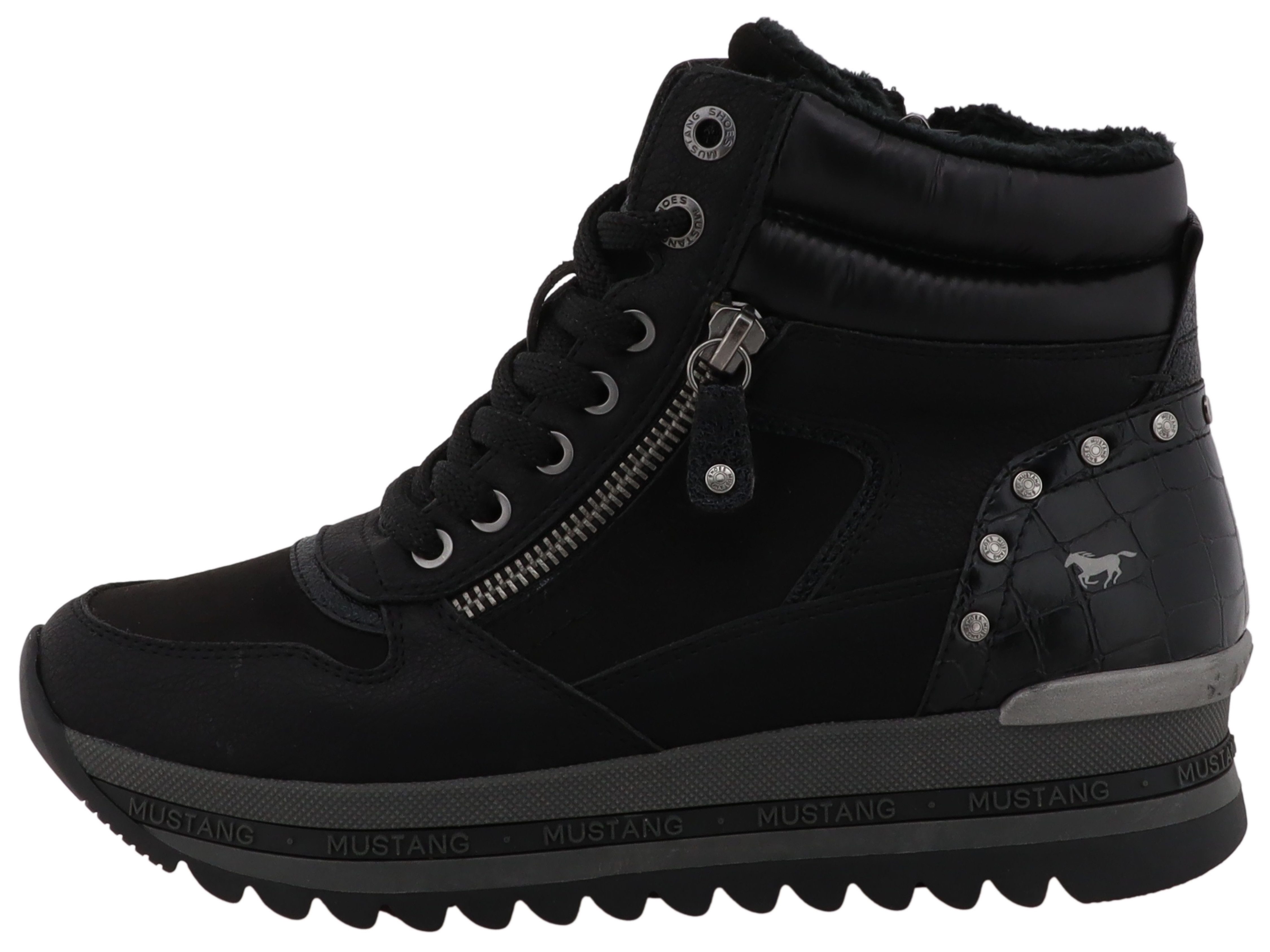 Mustang Shoes Urbana Winterboots Plateausneaker, Winterboots mit Warmfutter