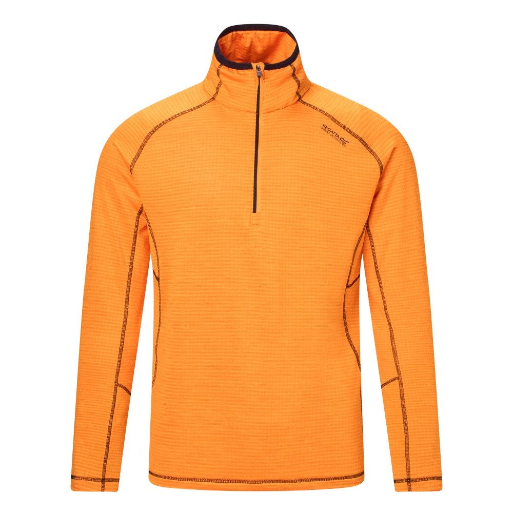 Regatta Langarmshirt Regatta Yonder II Fleece mit halblangem Reißverschluss Herren