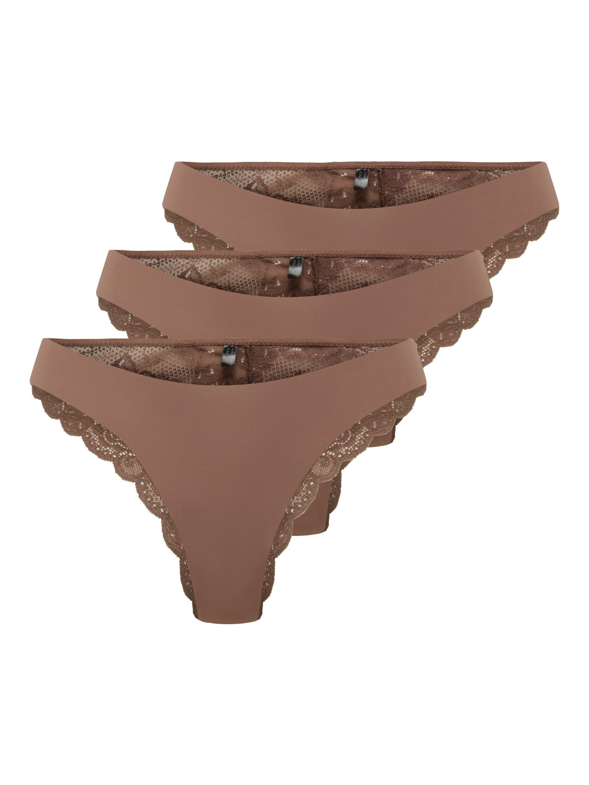 ONLY Brasilslip ONLCHLOE LACE BRAZIL 3-PACK NOOS ACC (Packung, 3-St) günstig online kaufen