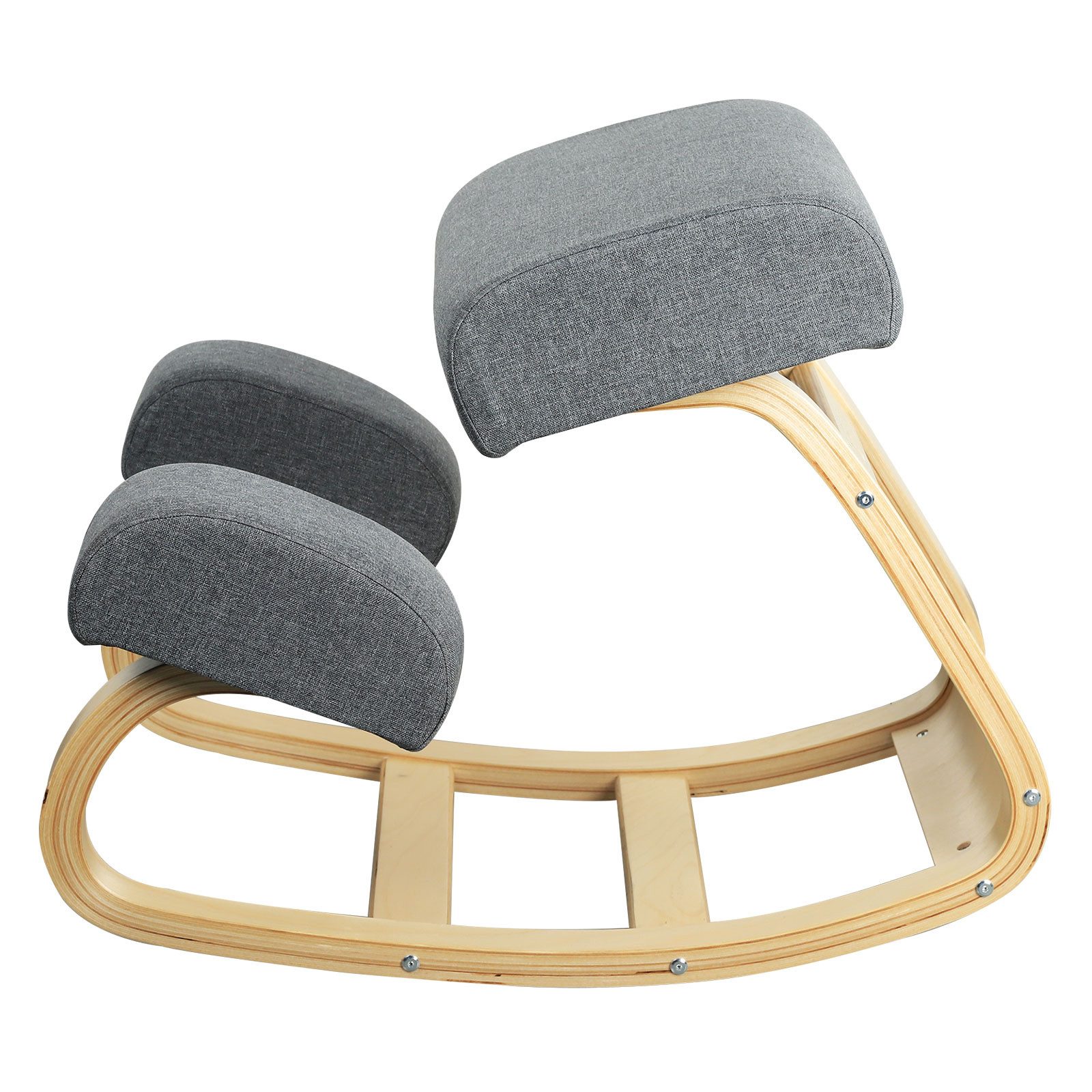 radelldar Schaukelstuhl Kniestuhl ergonomisch massivholz 43,5x70,5x56cm günstig online kaufen