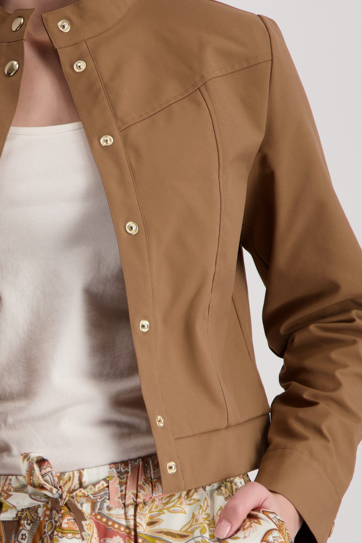 Monari Blouson Jacke Trench Regular fit mit Stehkragen – Bild 4 von 5