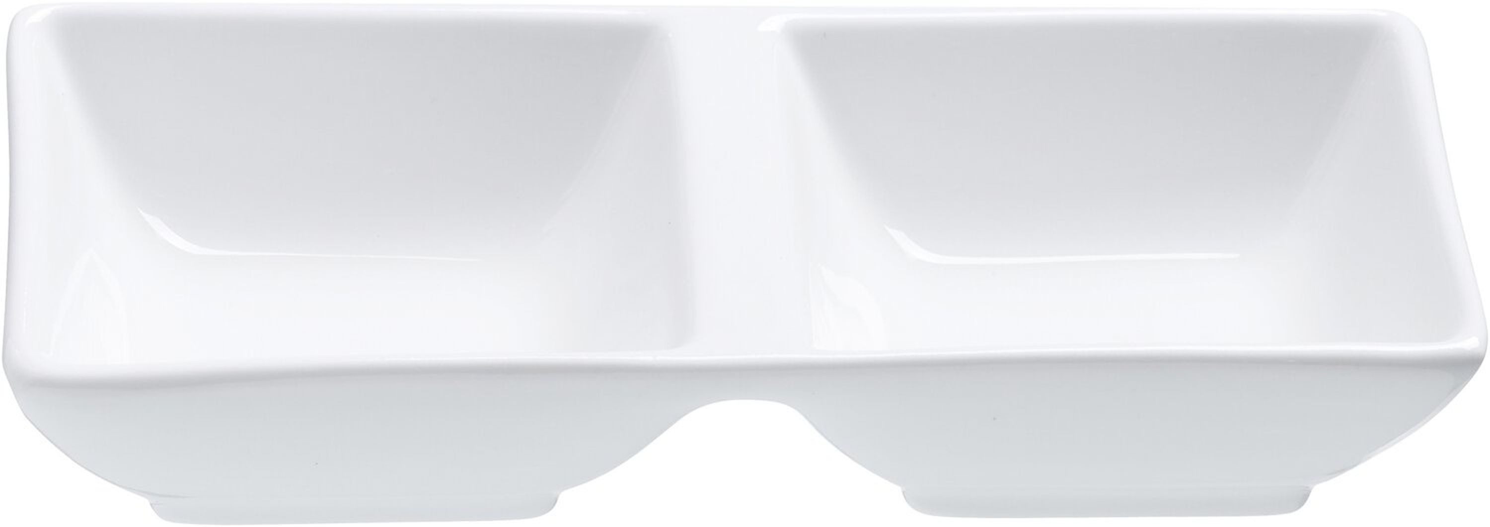 Ritzenhoff & Breker Dipschale Dipschale Gusto Porzellan Weiss 14,5 x 7 x 3 cm, Porzellan