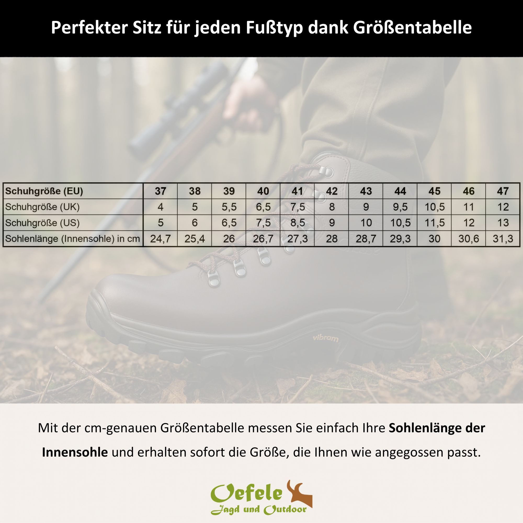 La Chasse® Jagdstiefel Herren aus Rindsleder "Arosa" wasserdicht & atmungsaktiv Wanderschuh