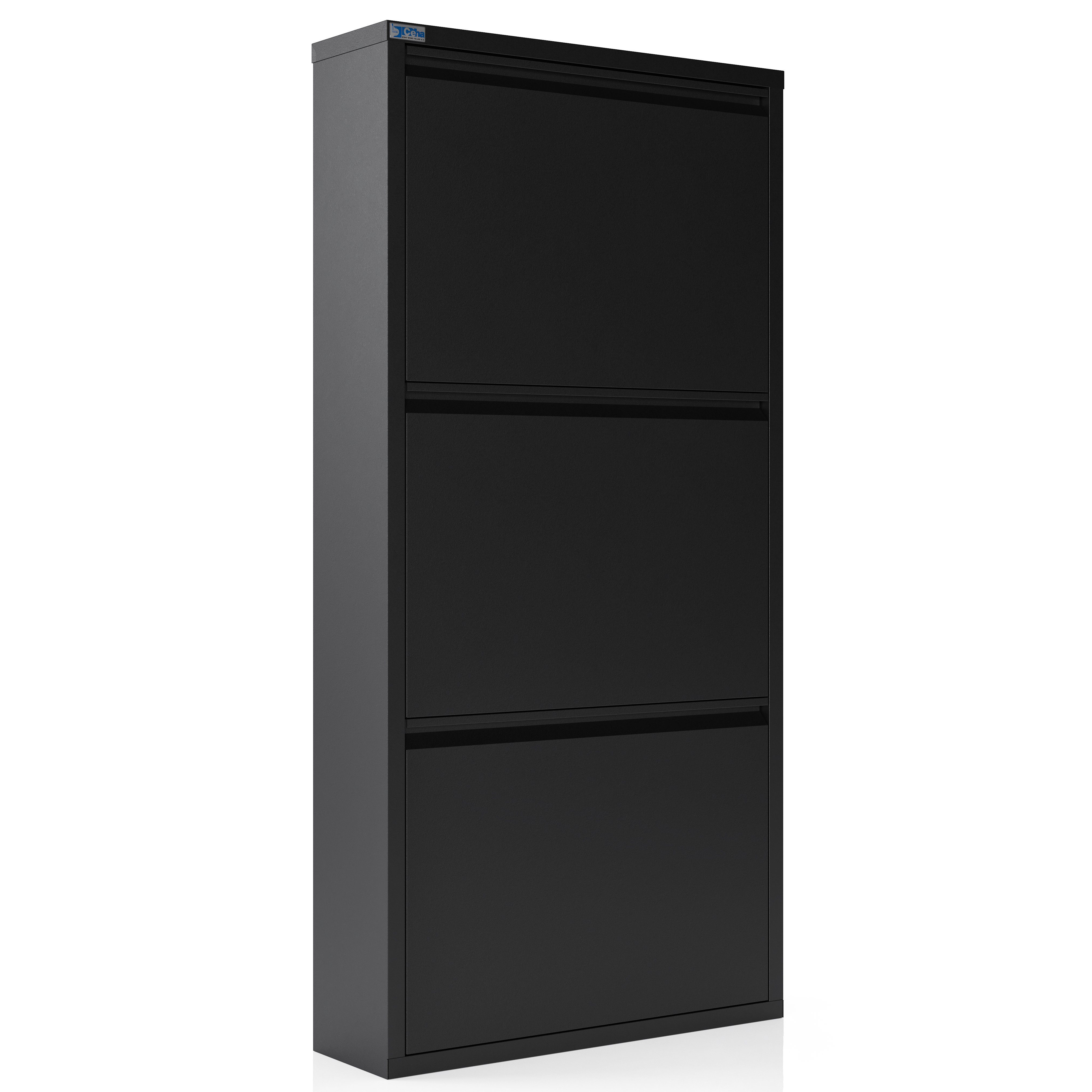 Kaufexpress GmbH Schuhschrank Metall-Schuhregal mit 3 günstig online kaufen