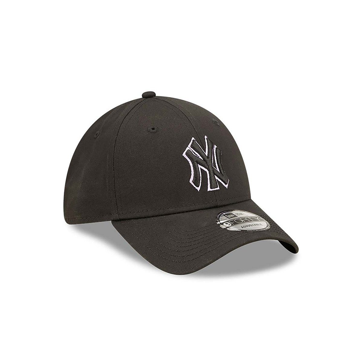 Yankees Era schwarz-lila Baseball Outline New York Cap New Team