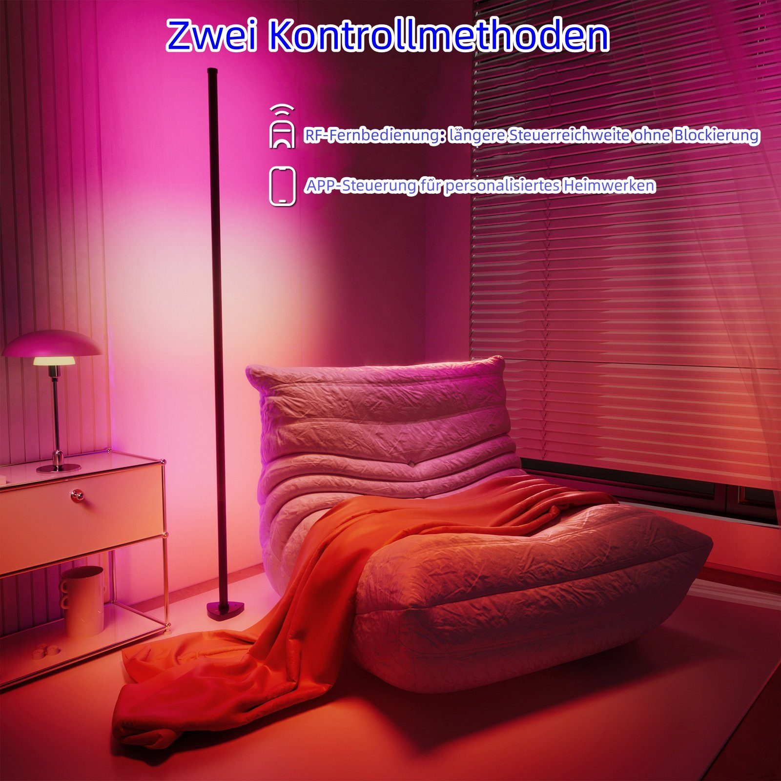 Novostella LED Stehlampe LED RGB Stehleuchte günstig online kaufen