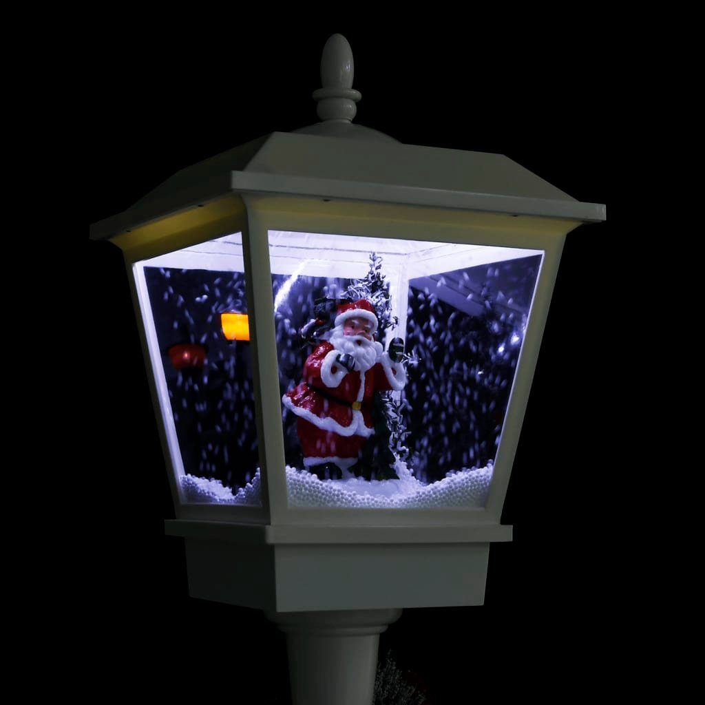 vidaXL Dekolicht Weihnachtsmann Weiß 180 mit LED Weihnachts-Straßenlampe cm