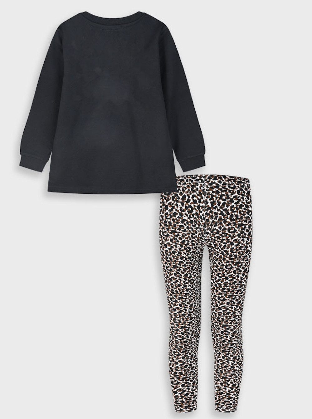 ENERGIERS Langarmshirt & Leggings ENERGIERS Set Langarmshirt Sterne u. Leggings Leo schwarz (2-tlg) – Bild 4 von 4