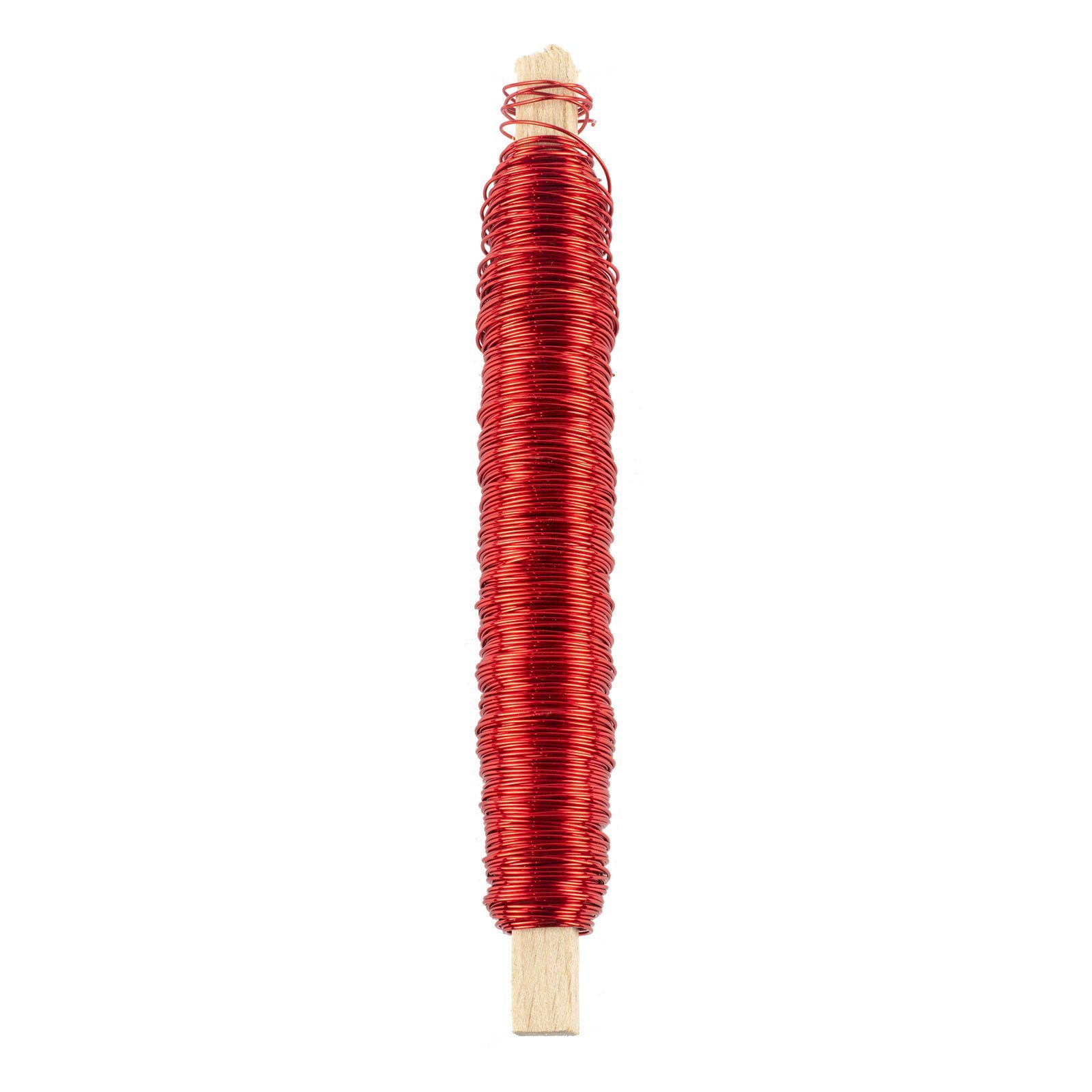 H & R GmbH Draht Dekolackdraht - rot - 0,30 mm x 160 m - 100 g