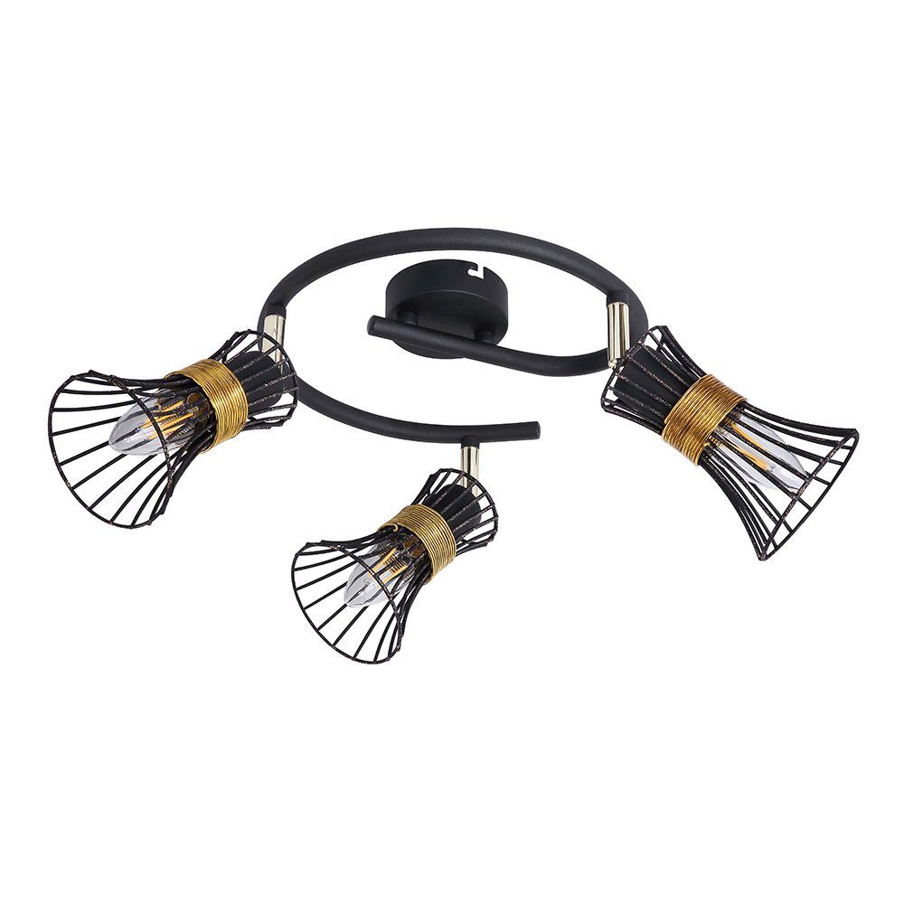 GLOBO LIGHTING Deckenspot, Leuchtmittel nicht inklusive, Deckenleuchte Spotstrahler Spotleuchte mit beweglichen Strahlern