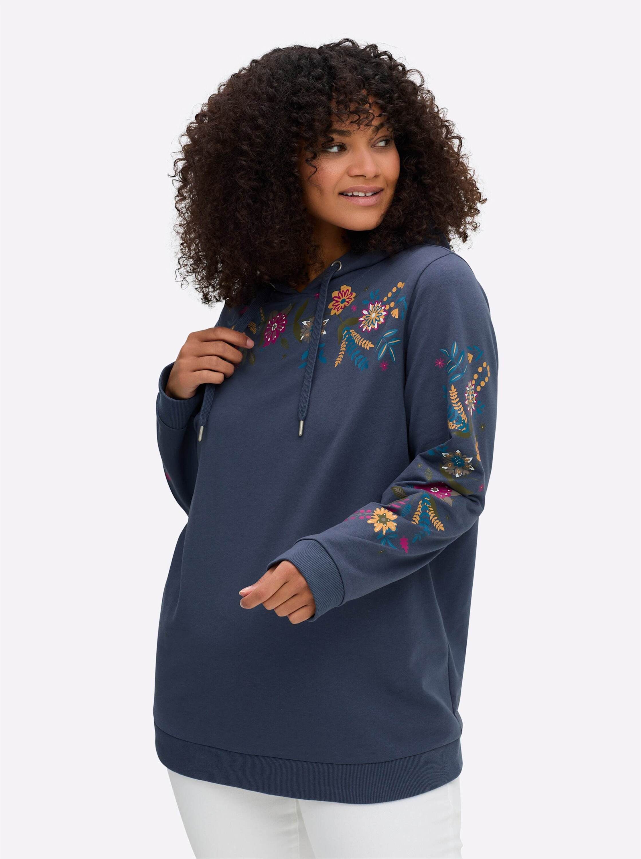 Sheego Sweater Sweatshirt Langarm