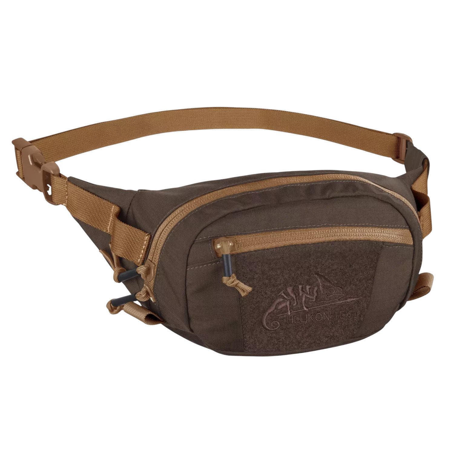 Helikon-Tex Bauchtasche Helikon-Tex Possum Bauchtasche, 2.3 Liter, braun (1-tlg), Klettfläche an der Front, direkt am Gürtel tragbar