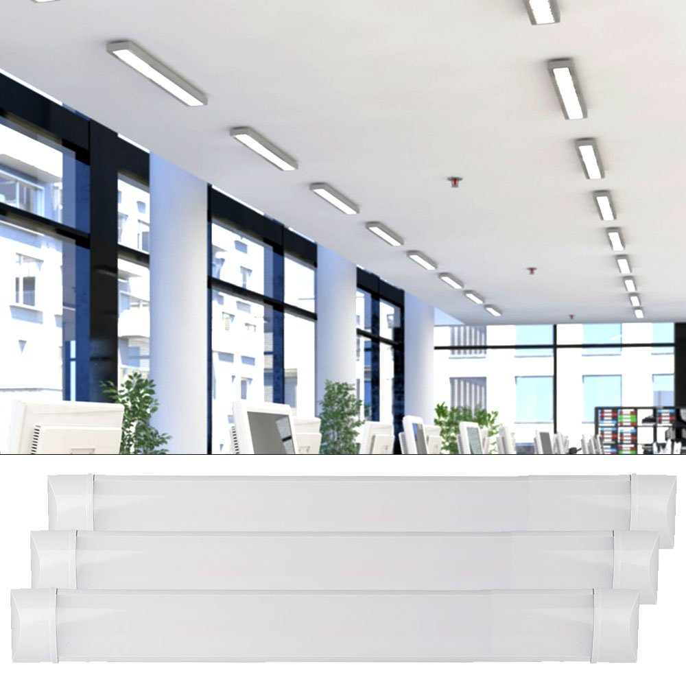 V-TAC LED Deckenleuchte, LED-Leuchtmittel fest verbaut, Kaltweiß, LED Decken Lampe Küchen Bade Zimmer Beleuchtung CHIP Unterbau Leuchte