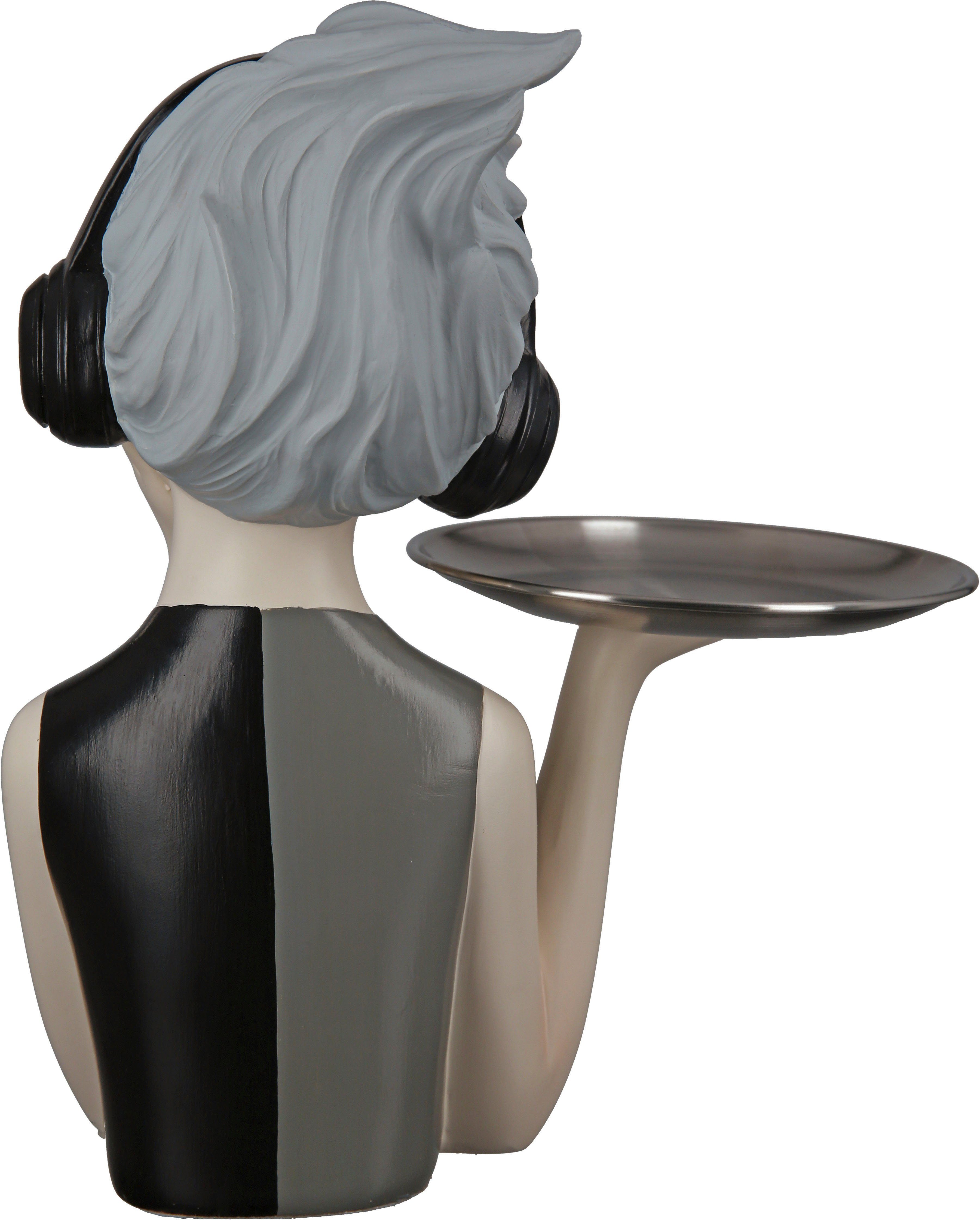 GILDE Dekofigur Figur Girl mit Kopfhörer (1 St)