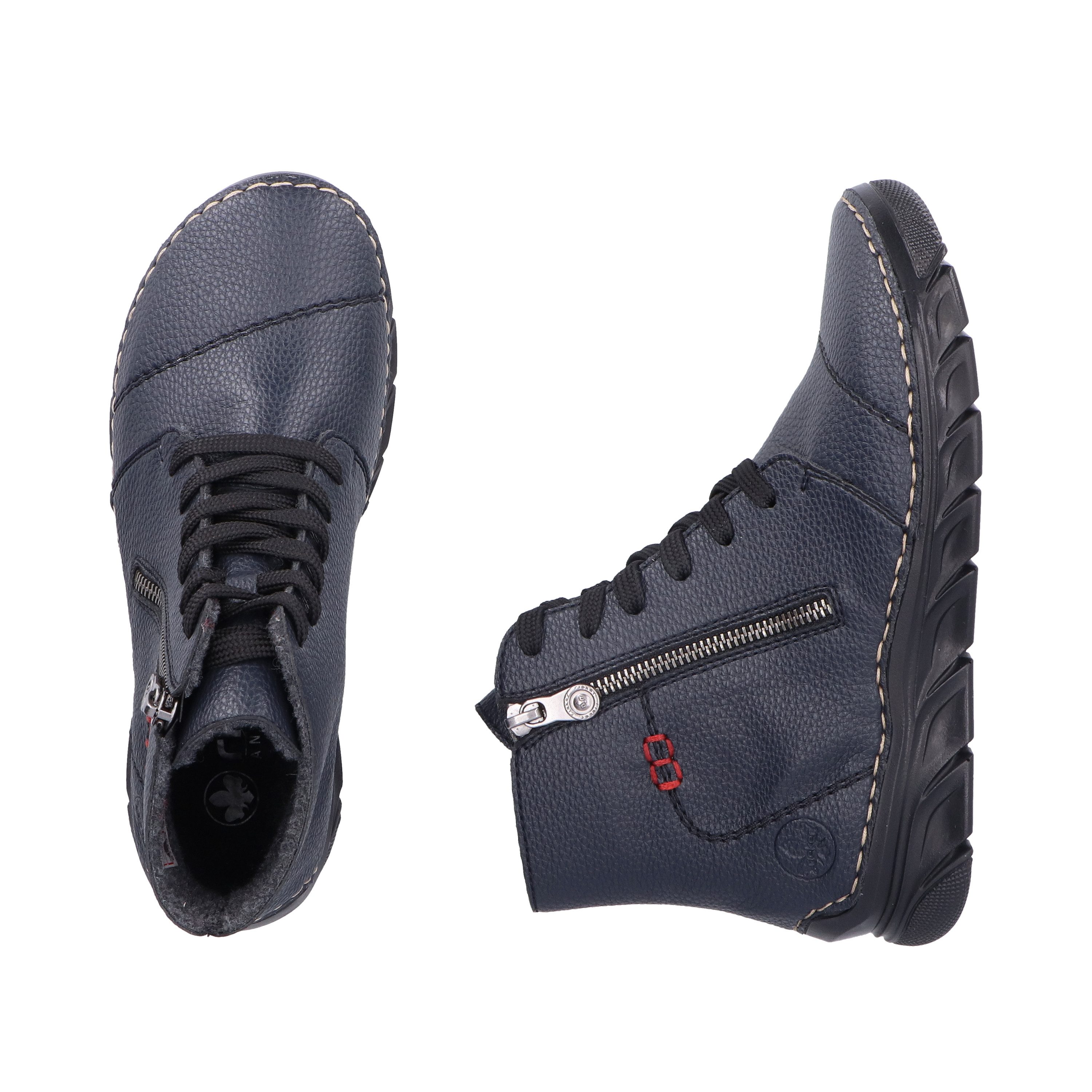 Rieker Schnürboots Schnürstiefelette, Casual-Boots mit weicher Innensohle