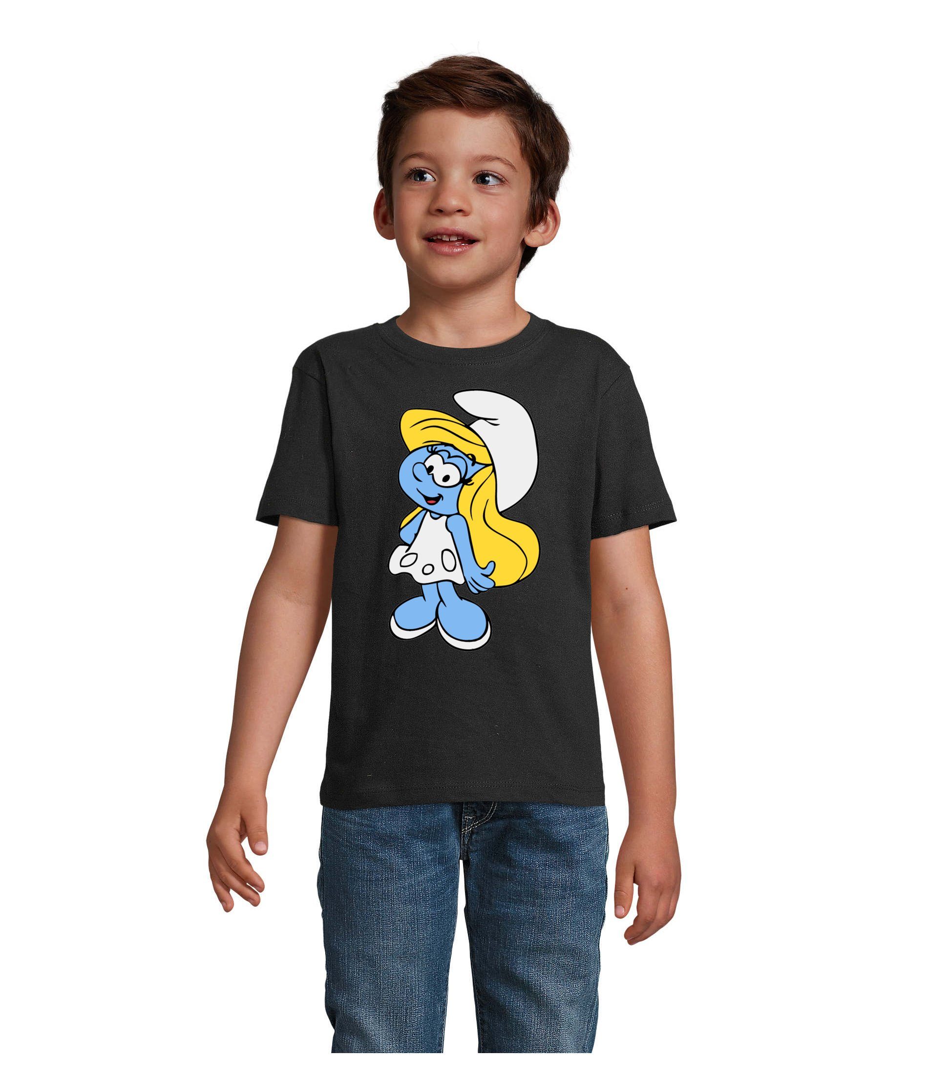T-Shirt Kinder Schlumpfine Schlumpf Schlumpfhausen Papa Schlumpf Smurf