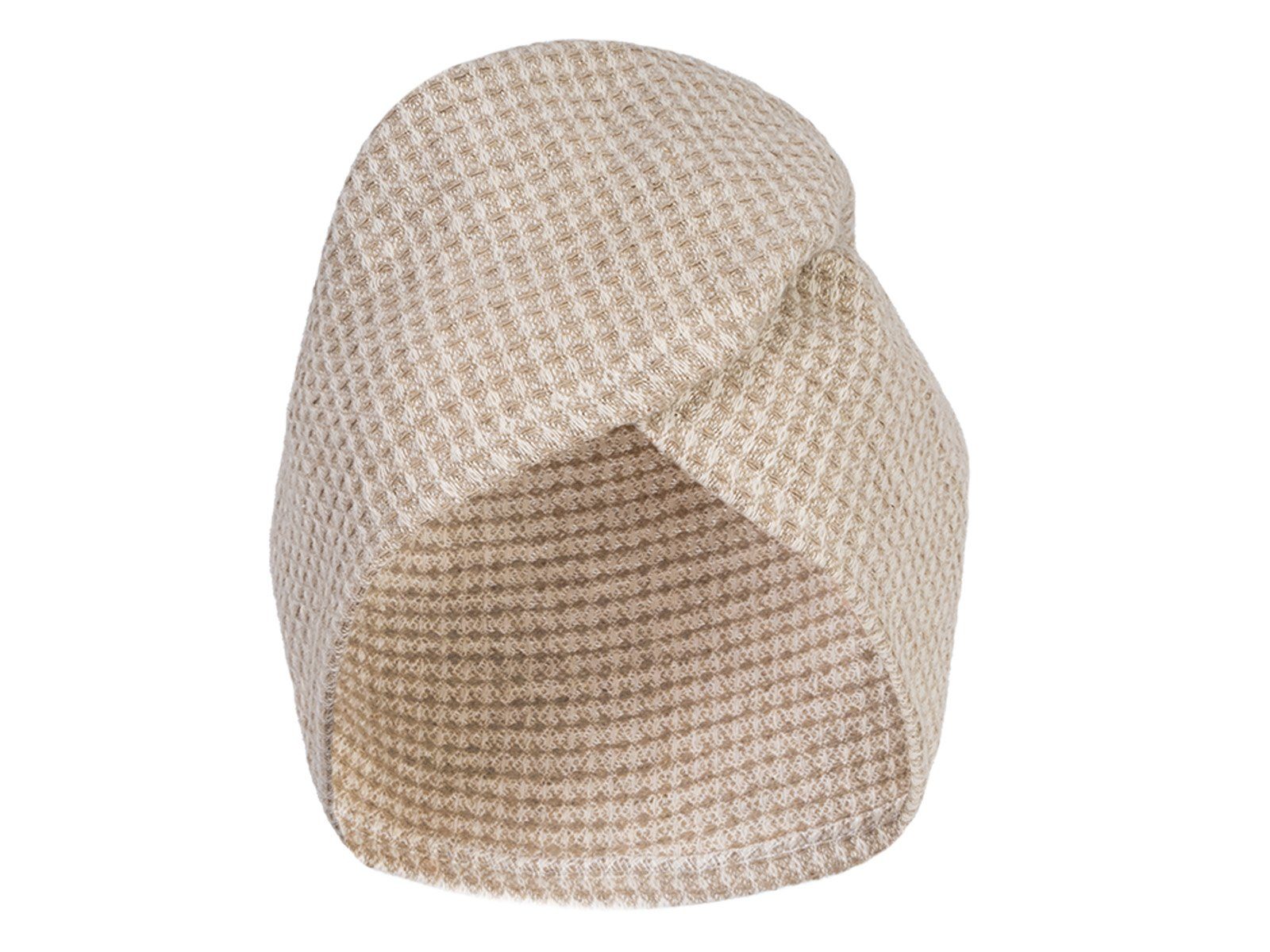 (1-St), Leinen-Waffelpique Turban-Handtuch 100% Waffelpique, 100% Haarturban, Leinen beties Leinen