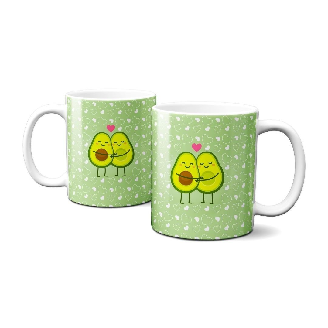 Hustling Sharks ml Sharks® in Tasse Geschenk, - Avocados mit Love- Gemüse Tasse 330 Hustling