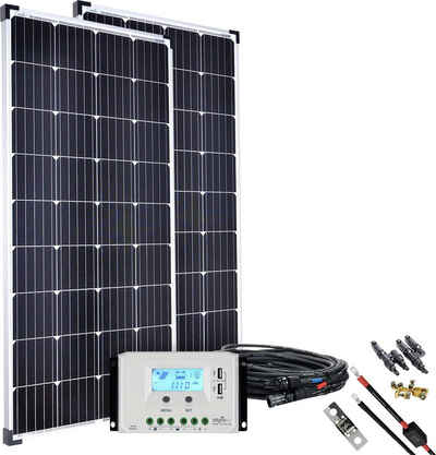 offgridtec Solaranlage basicPremium-XL 300W Solaranlage 12V/24V, 150 W, Monokristallin, (Set), hochwertiges Basis-Set, Komplettsystem