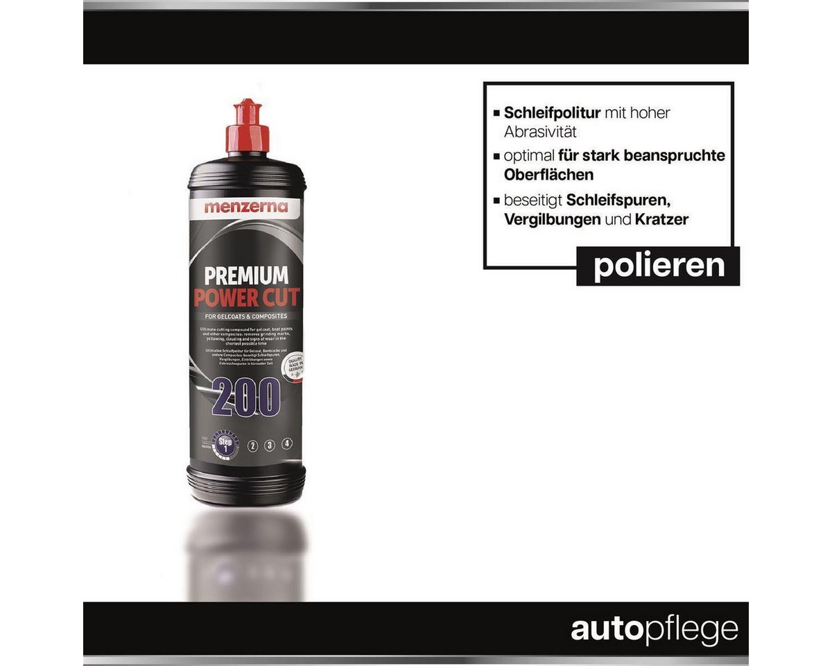Thumbnail - autopflege Menzerna Power Cut Set Politur (6 St), Bootspolitur - Poliertücher - Polierpad