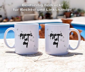 TASSENKING Tasse, Pyjamas all day - Tasse - Kaffeebecher - Geschenk