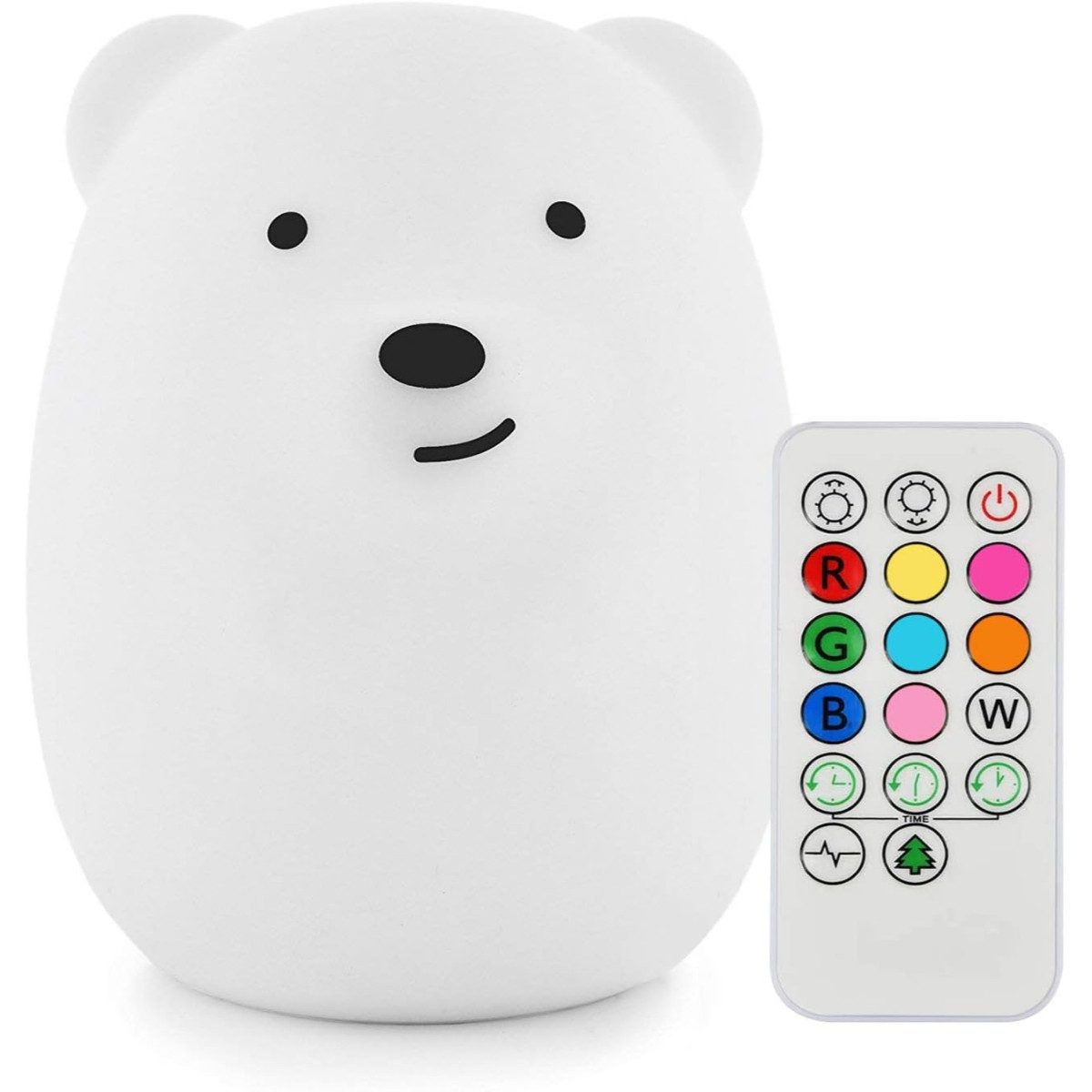 COFI 1453 LED Nachtlicht Nachtlicht Kinder Bär mit Fernbedienung