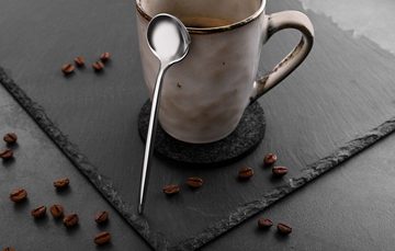 GRÄWE Kaffeelöffel (6 Stück), Kaffeelöffel Provence, 6-teilig, silber, Edelstahl