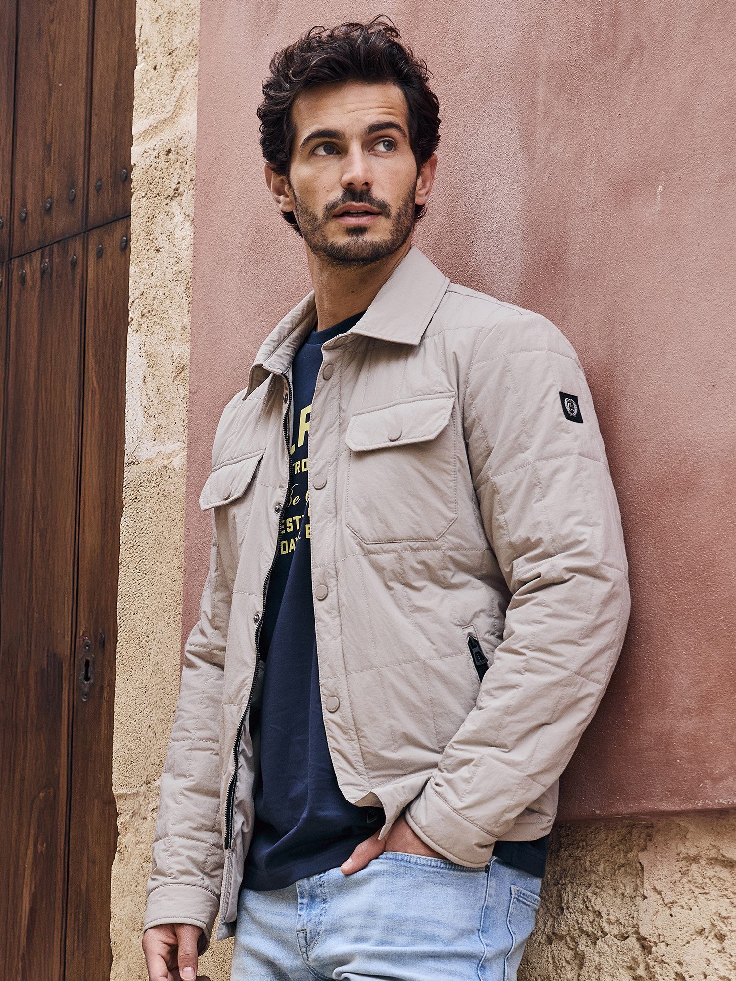 LERROS Hemdjacke LERROS Overshirt-Jacke, leicht gefüttert Wasserabweisend günstig online kaufen