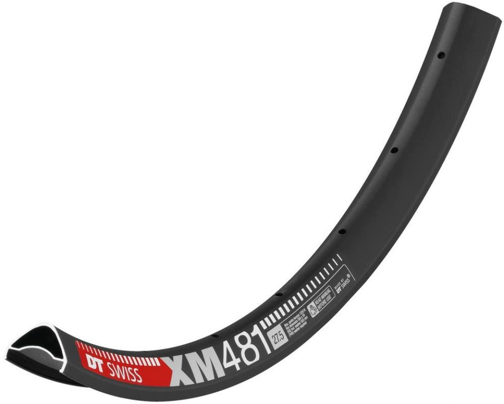 Laufrad DT Swiss Felge XM 481 27,5" 32 Loch Schwarz - robuste Trail-Felge mit