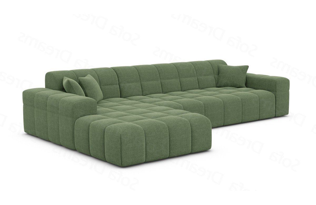 Sofa Dreams Ecksofa Stoffsofa Ibiza Form kurz Stoff Modern Polstersofa Sofa L Eckcouch