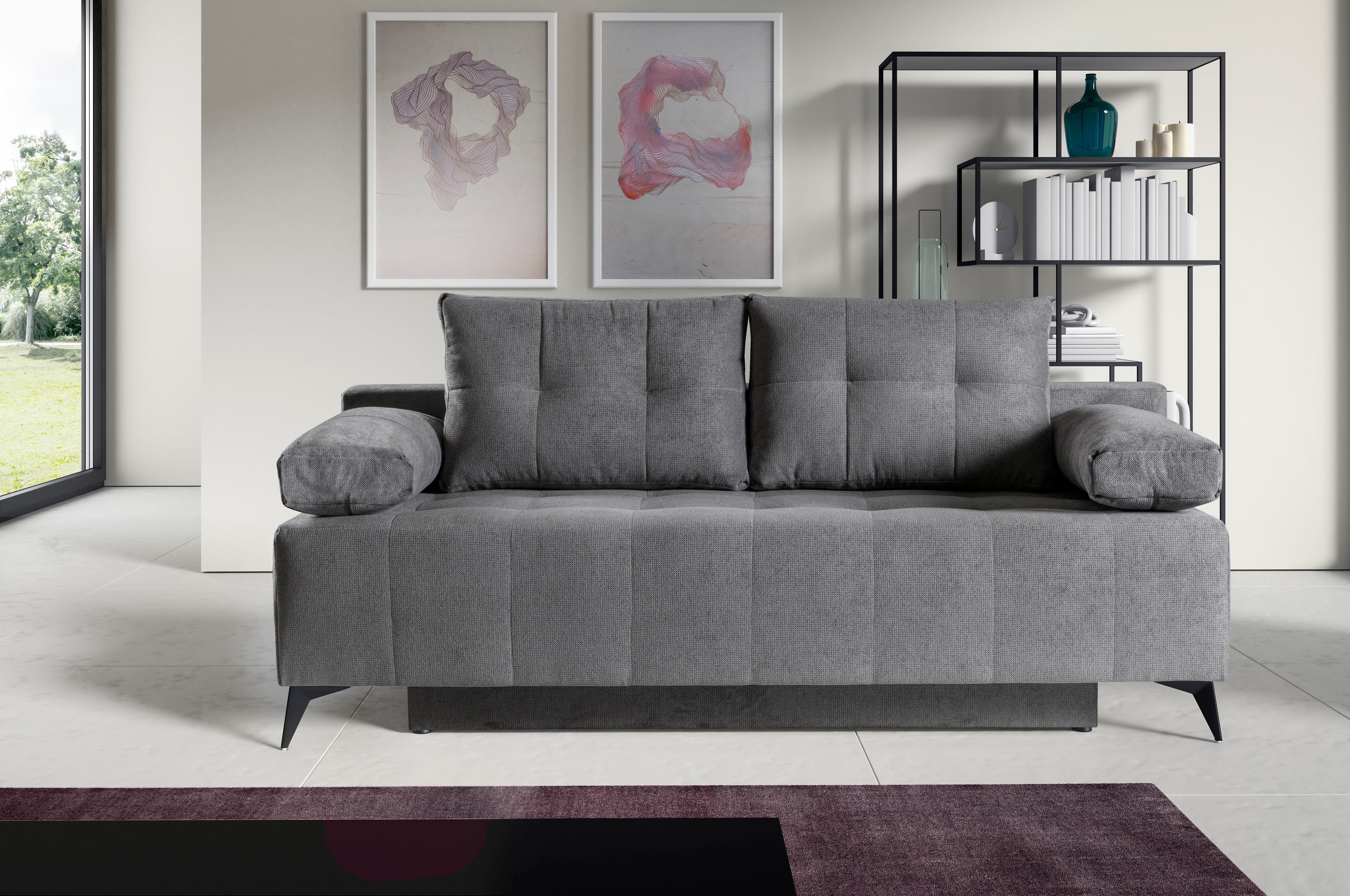 WERK2 Schlafsofa Angelo, 2-Sitzer Sofa & Schlafcouch